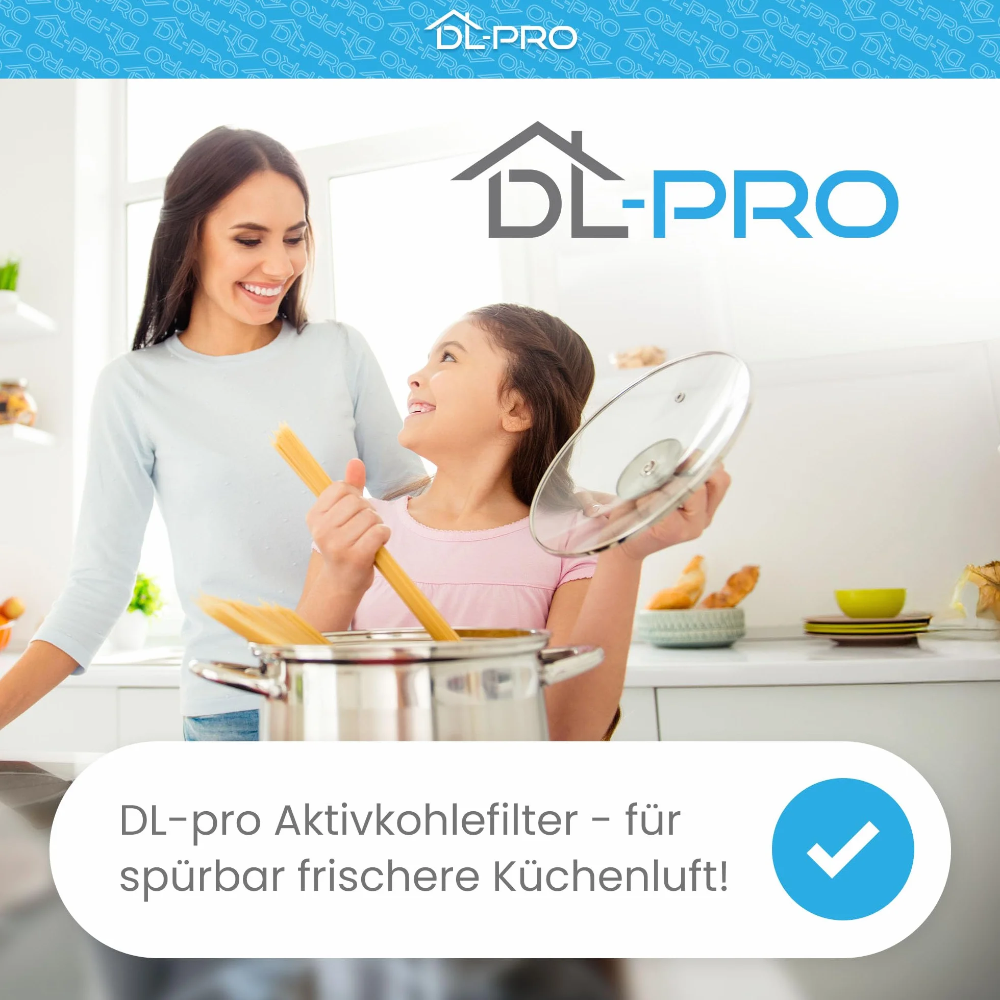 4 x filtr z węglem aktywnym DL-pro 228 x 202 mm do Amica KF17141 KF 17141 filtr do okapu kuchennego