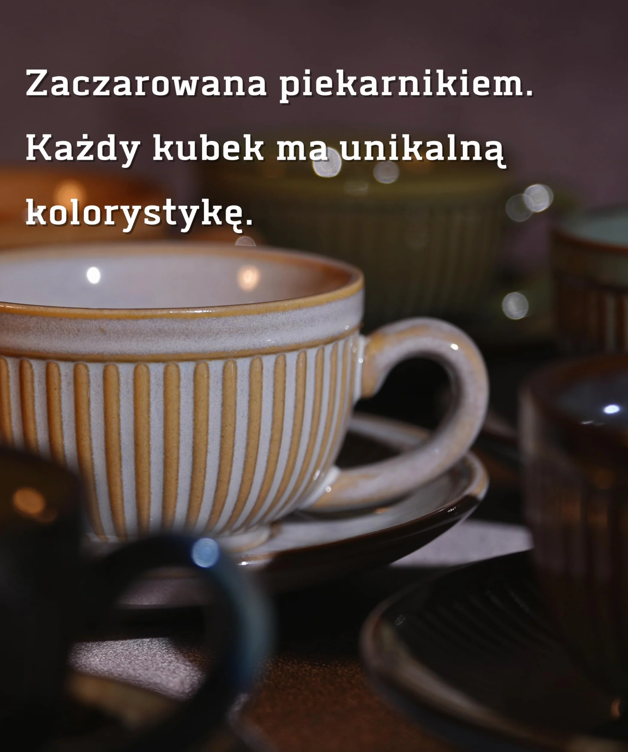 Zestaw 6 filiżanek do espresso ze spodkami 90ml - Zestaw filiżanek do espresso z kamionki - Grubościenne filiżanki do kawy z uchwytem - Ręcznie wykonane filiżanki do kawy barista