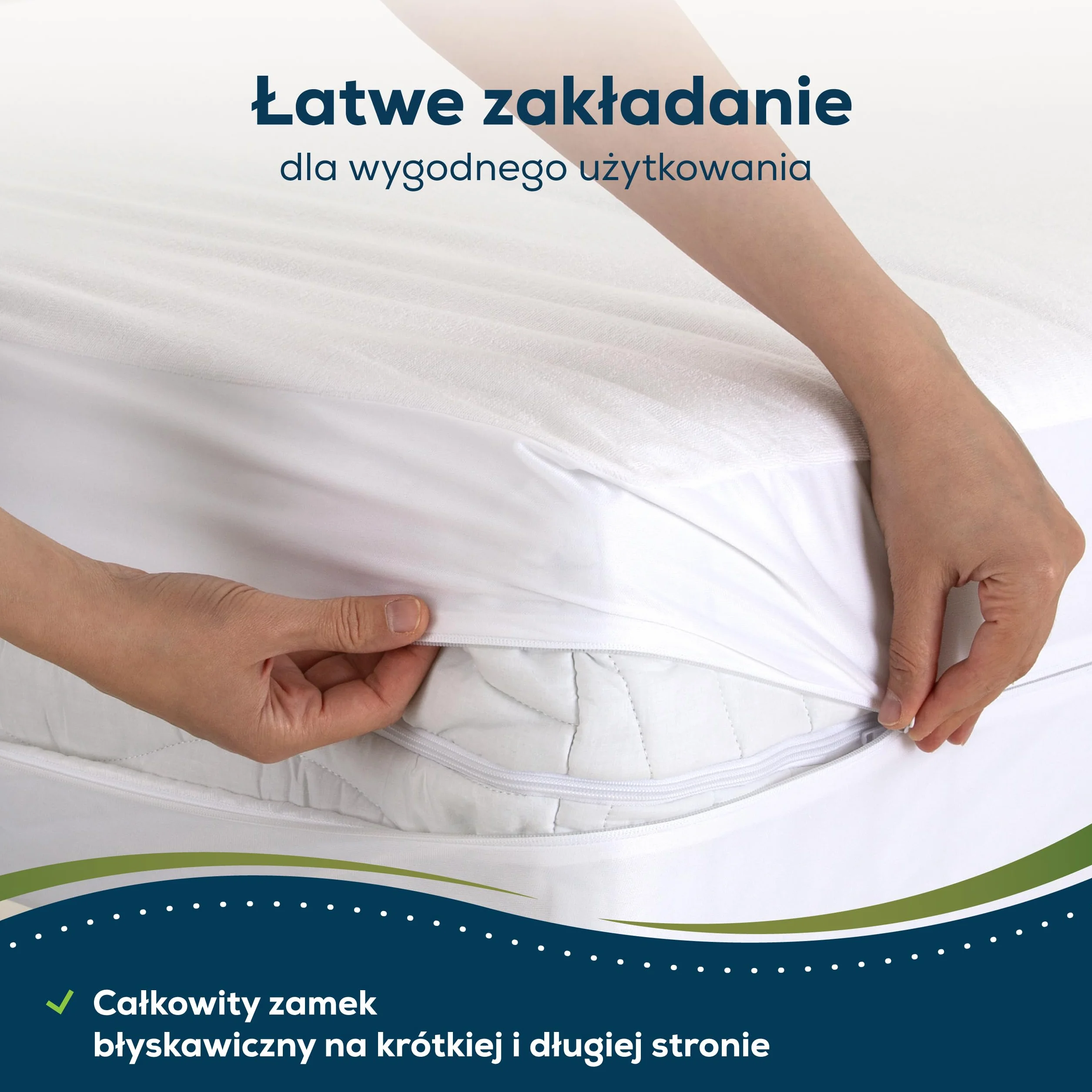 Sensalou Pokrowiec na Materac Wodoodporny i Antyalergiczny przeciw Roztoczom i Pluskwom, Ochraniacz Materaca dla Alergików, Miękka Frotte z Zamkiem (180 x 200 cm, 25 cm)