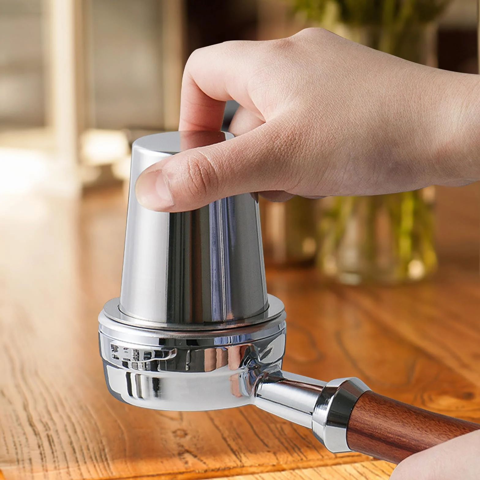 Kubek do dozowania 54 mm, lejek do kawy espresso pasuje do uchwytu filtra barista 54 mm, kubek do kawy, akcesoria do kawy espresso, do baristy, domu, kawiarni
