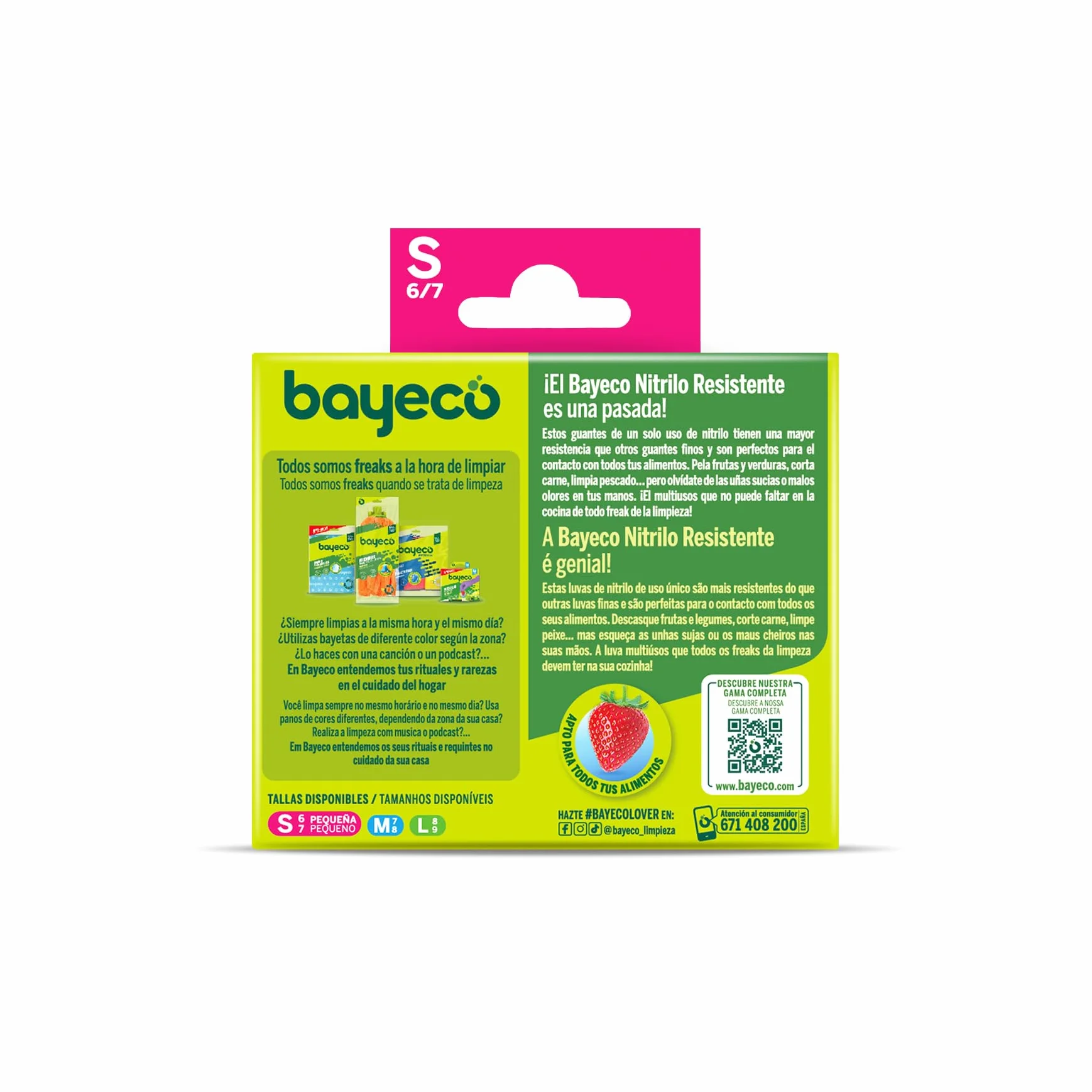 Bayeco 20 sztuk unisex rękawice nitrylowe dla dorosłych