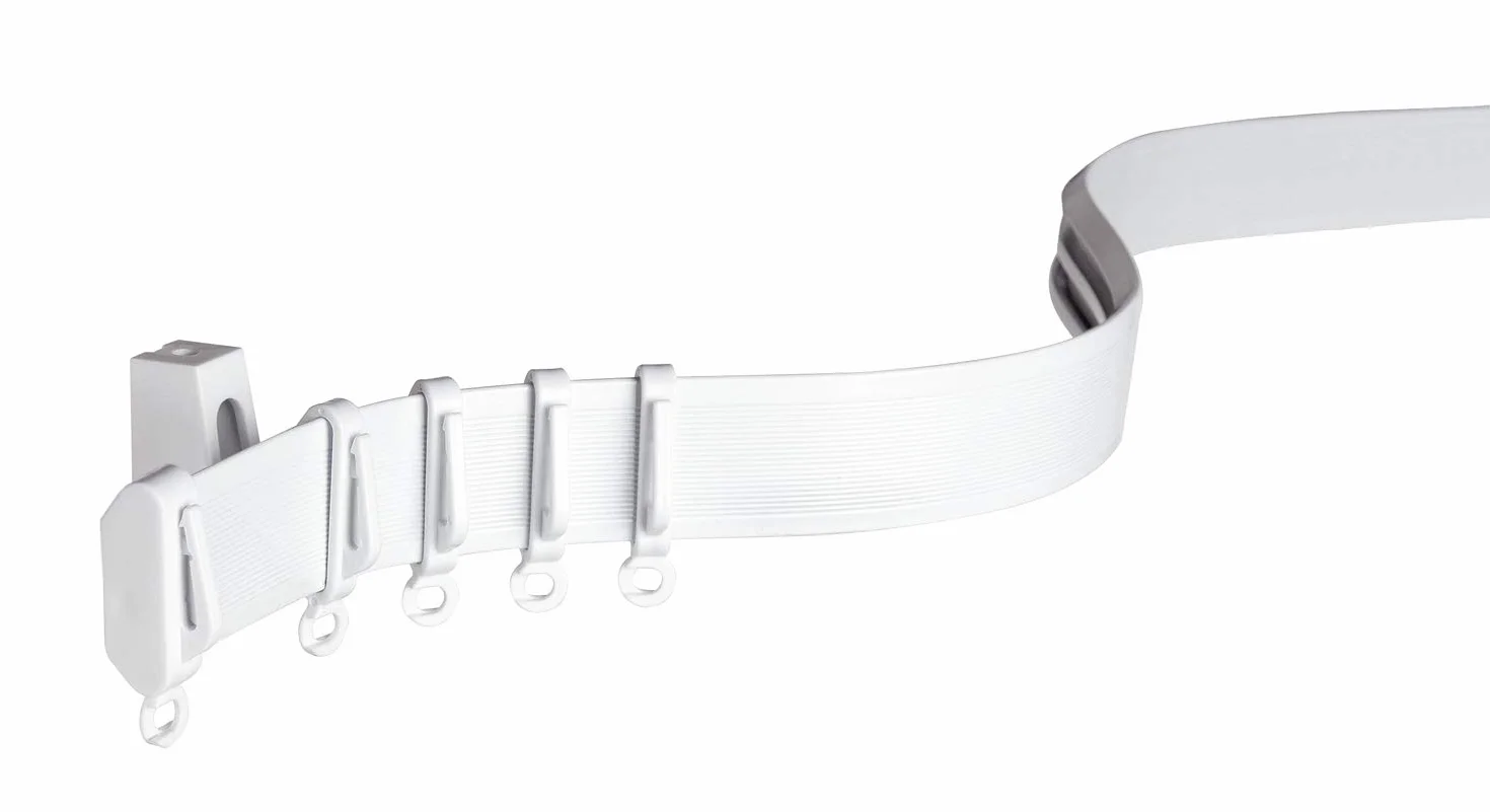 GARDINIA Karnisz do zasłon Flexline biały 350 cm