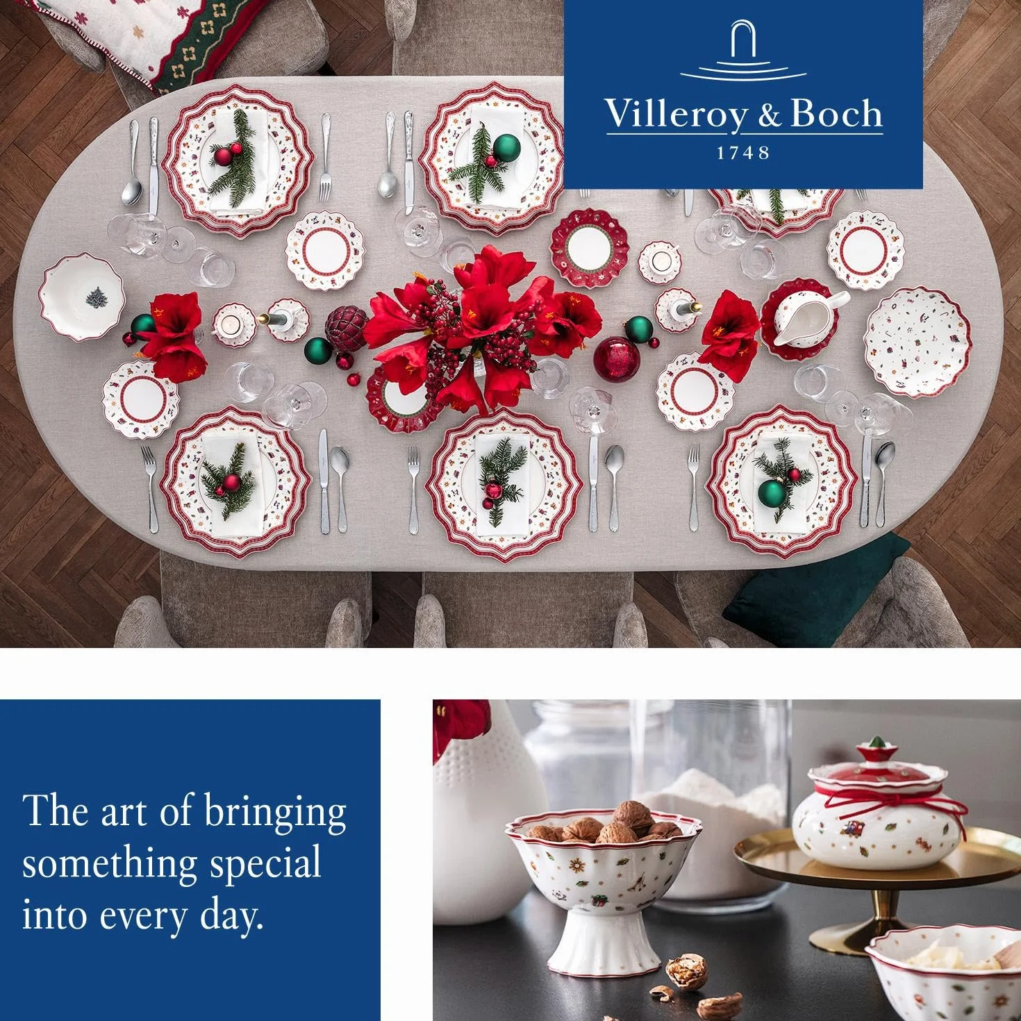 Villeroy & Boch – Toy's Delight Royal Classic zestaw śniadaniowy 6 el., porcelana Premium, zmywarka, mikrofalówka, biały