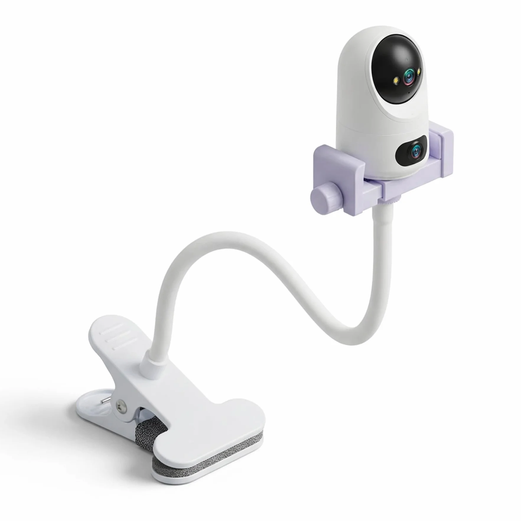 Uchwyt na kamerę niani, uniwersalny uchwyt na monitor dziecka, uchwyt na telefon komórkowy, elastyczny uchwyt na monitor do łóżeczka dziecięcego, pasuje do salonu, sypialni i pokoju