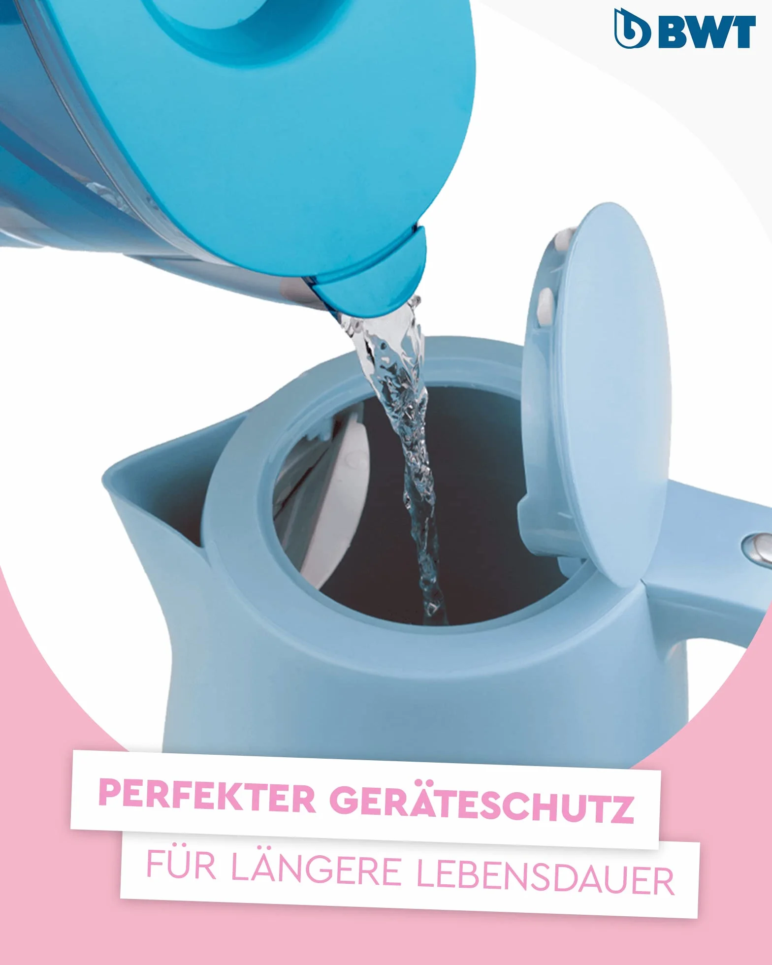 Dzbanek filtrujący Vida zawierający 1 Wkład filtracyjny Magnesium Mineralized Water I Licznik ręczny I 2,6 Litry I Petrol