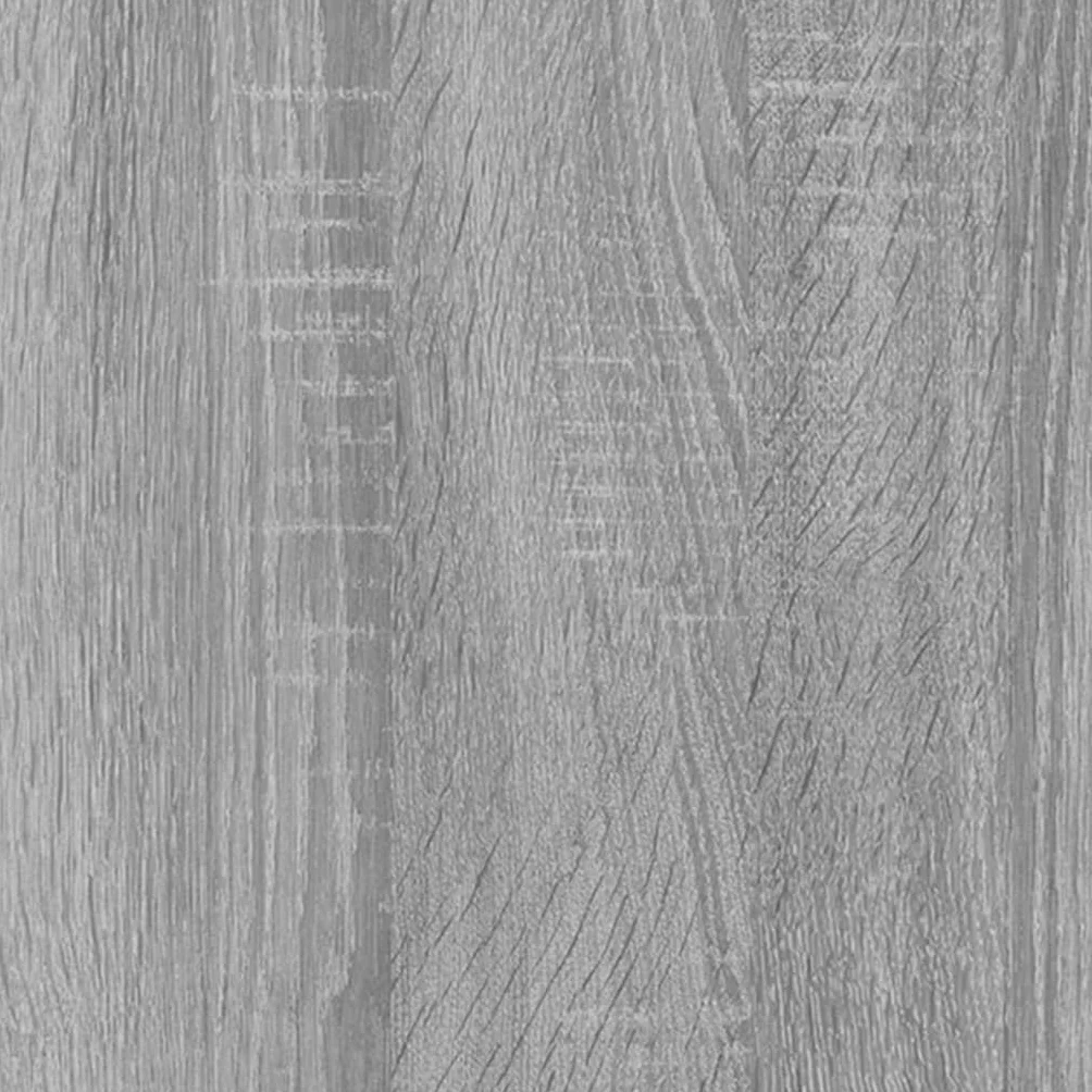 Regał ścienny, zestaw 4 sztuk, szare Sonoma, 100 x 15 x 30 cm, wiszące półki do salonu i sypialni, montaż ścienny, regał na książki