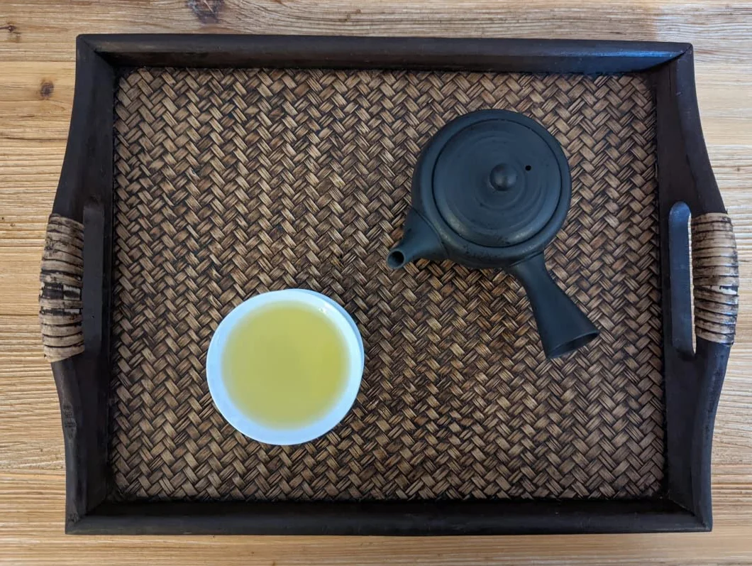 Kyusu Czajniczek japoński z ceramiki 200 ml, ceramiczny czajniczek Kyusu z bocznym uchwytem i sitkiem ze stali nierdzewnej, jednoręczny czajniczek do przygotowywania zielonej herbaty, Charcoal