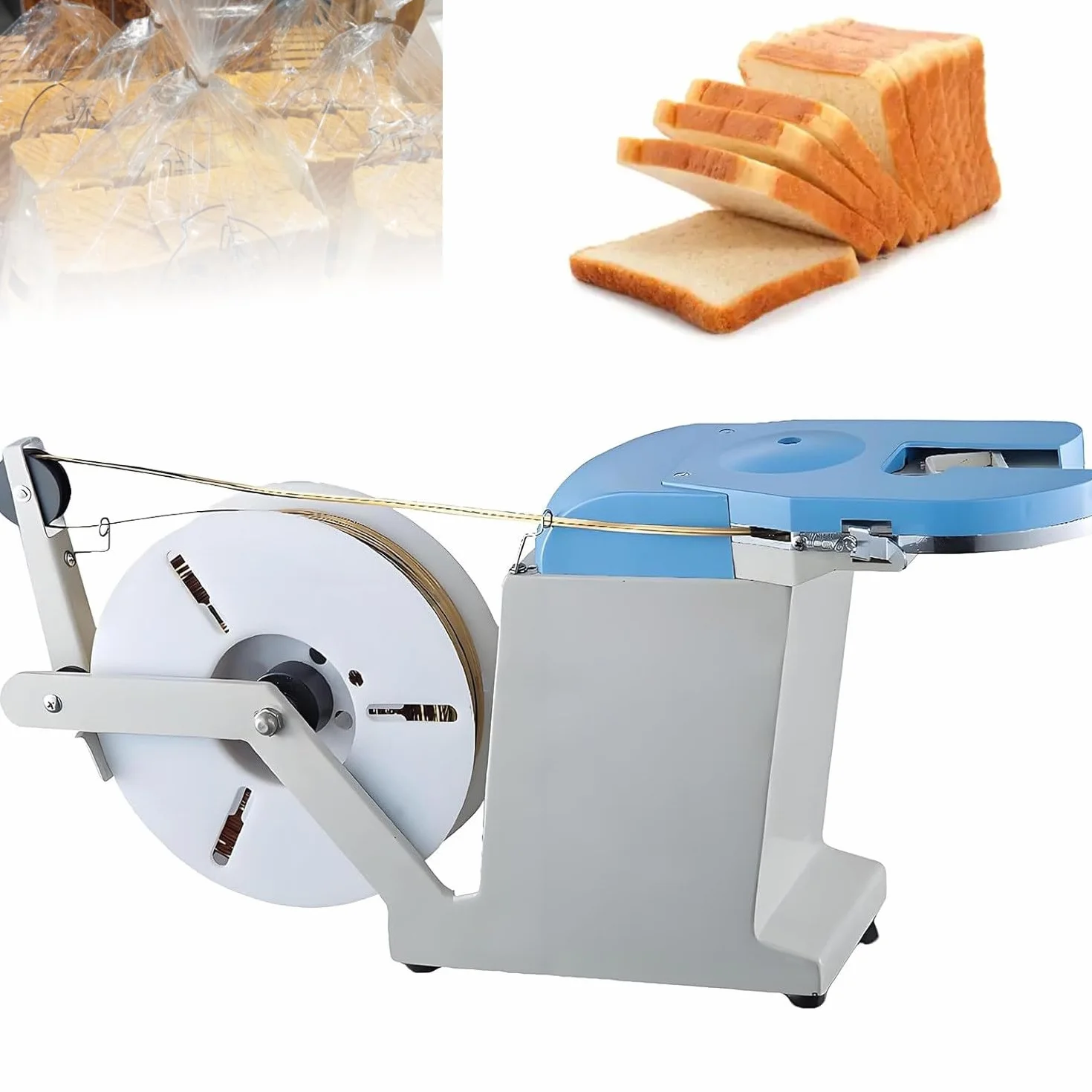 Automatyczna maszyna do zamykania i wiązania torebek, elektryczny półręczny sprzęt do skręcania, do pakowania wyrobów piekarniczych, przekąsek i prezentów, regulowana funkcjonalność