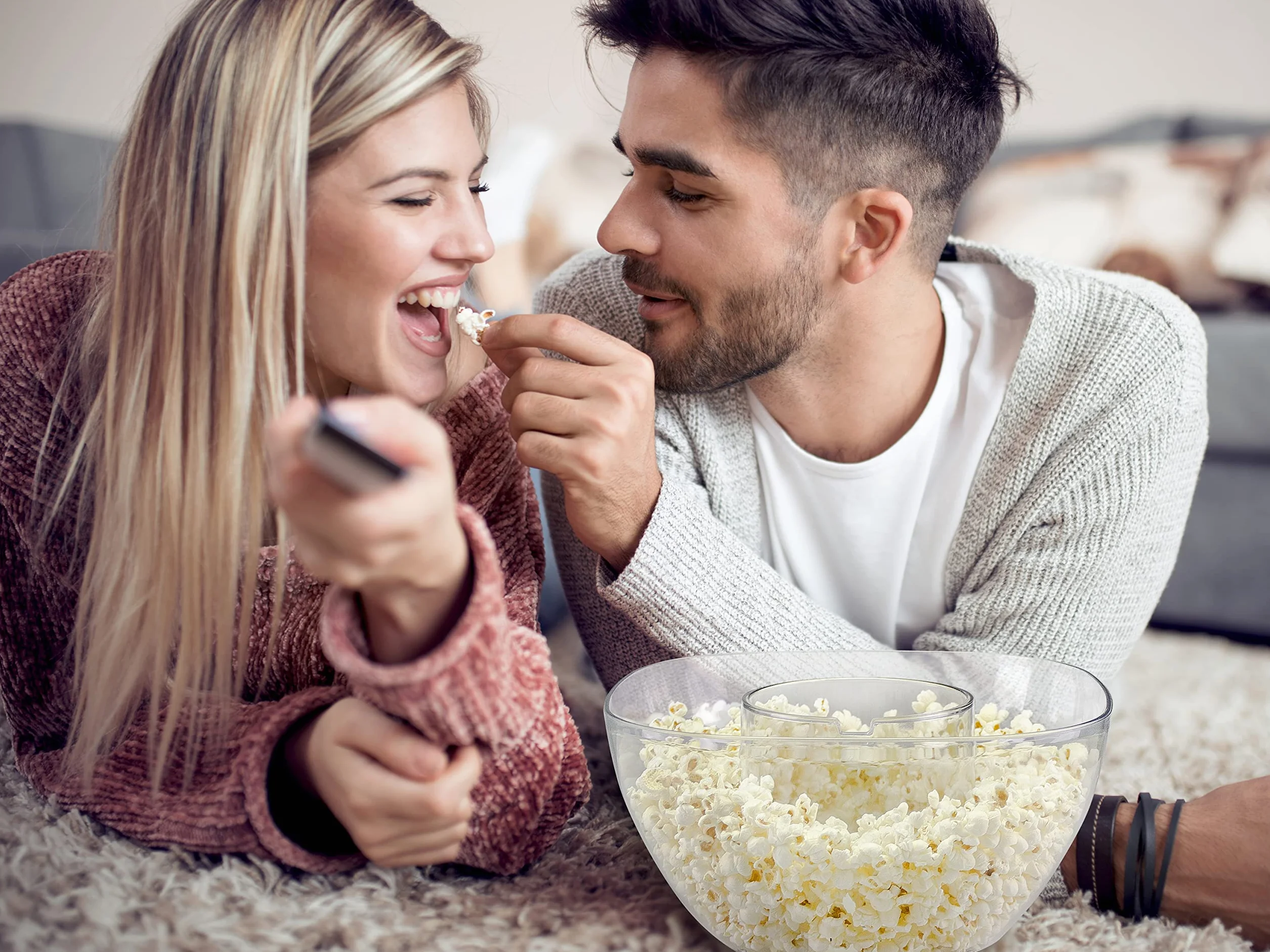 BEPER P101CUD052 Maszyna do popcornu na gorące powietrze - ekspres do popcornu ze zdejmowaną miską na popcorn bez tłuszczu i oleju