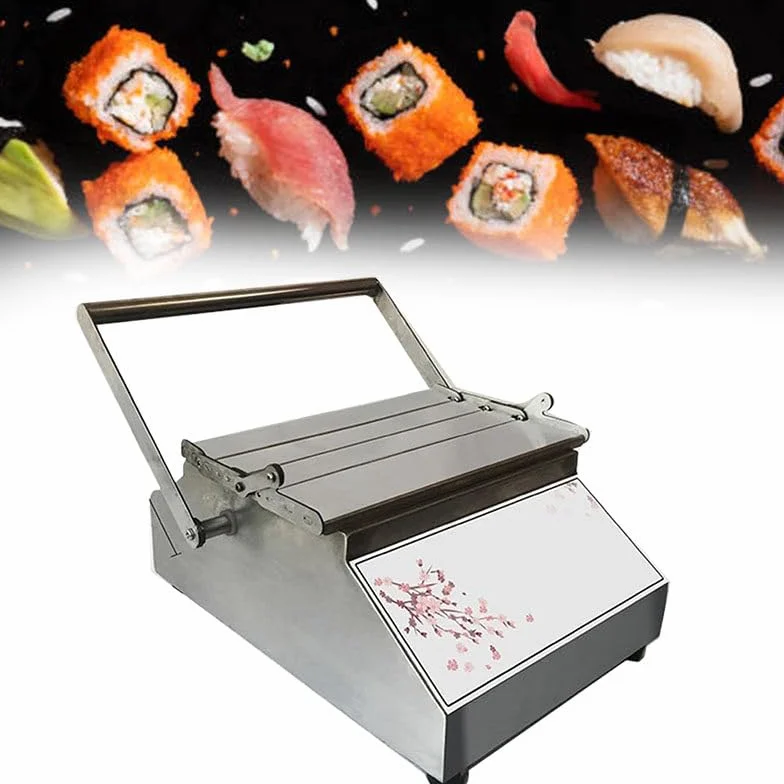 Zestaw do robienia sushi – kwadratowa maszyna do zwijania sushi do łatwego samodzielnego wykonania rolek sushi, wysoka wydajność produkcji, gładka powierzchnia zapewniająca jednolity rozmiar i