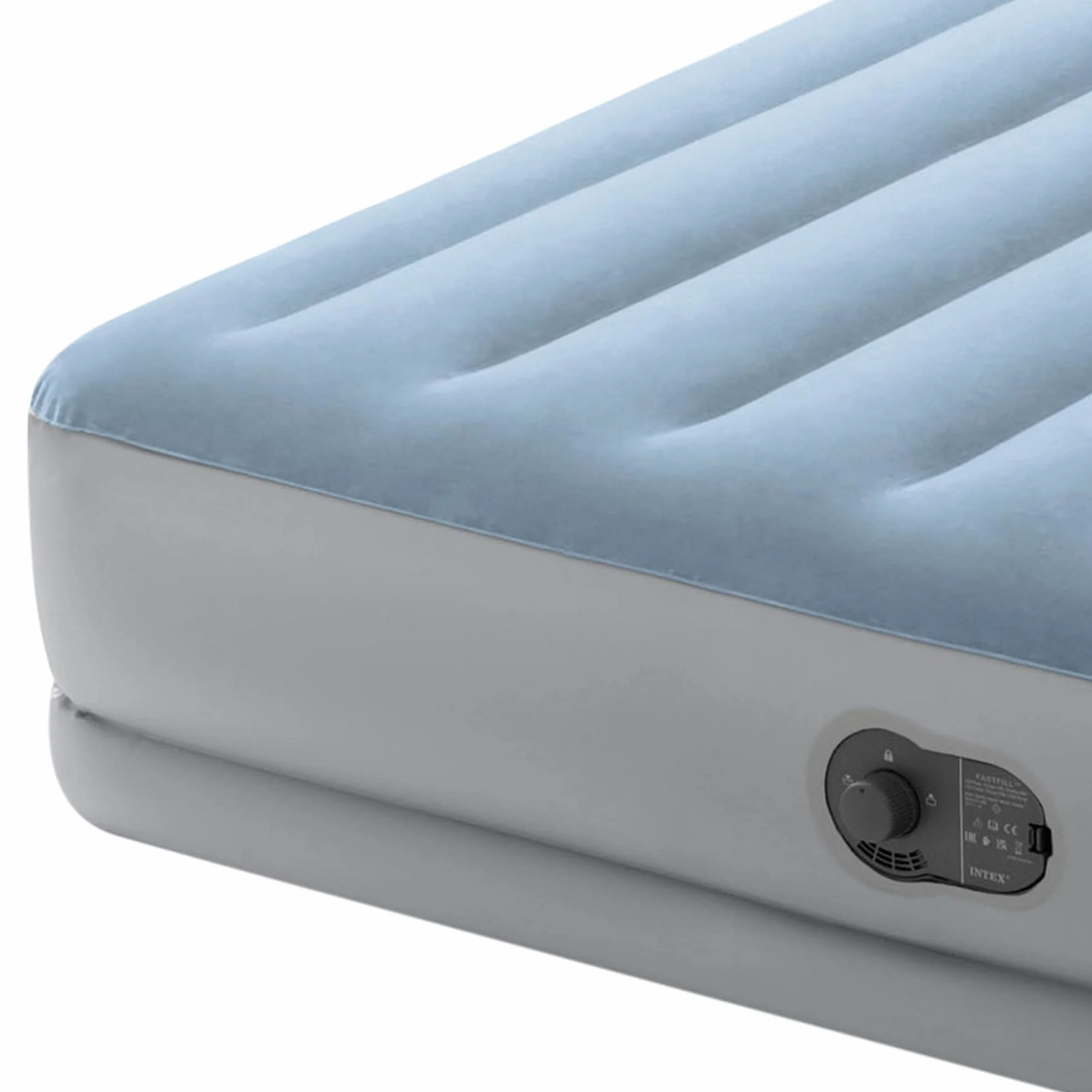 Intex 64159 samopompujący się podwójny materac USB Dura-Beam Mid-Rise Comfort, 152 x 203 x 36 cm