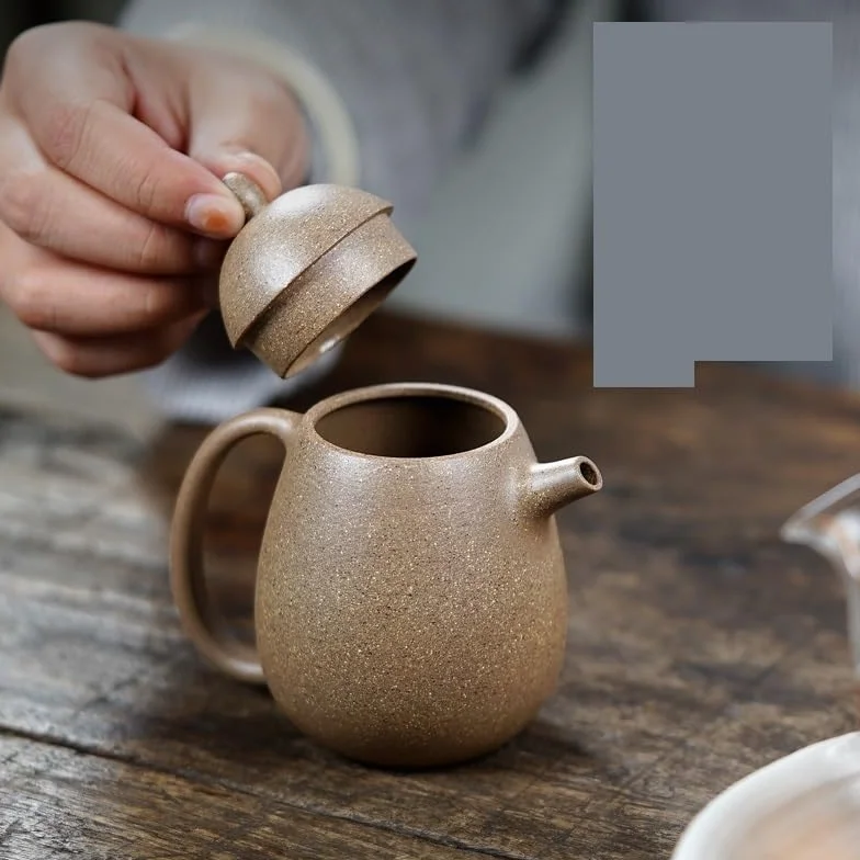 Dzbanek do herbaty chiński ceramiczny wielofunkcyjny czajniczek domowy ręcznie wykonany czajnik do ceremonii herbaty zaopatrzenie dzbanek do kawy luźna herbata liściasta stroma chiński czajniczek 170