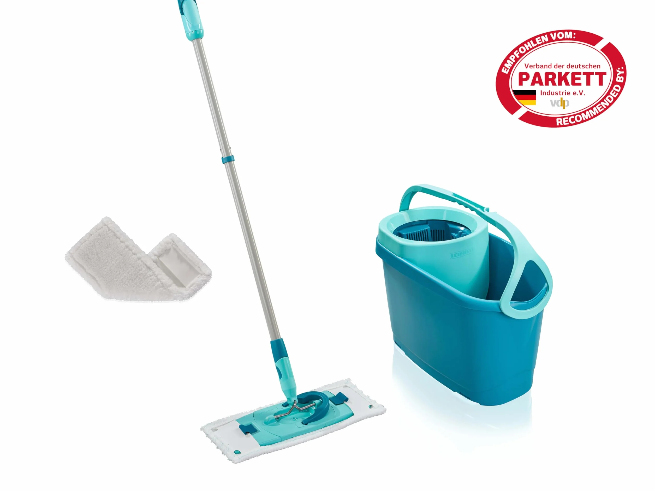 Leifheit Zestaw Clean Twist M Ergo (Micro Duo) + SUPERDUSTER M