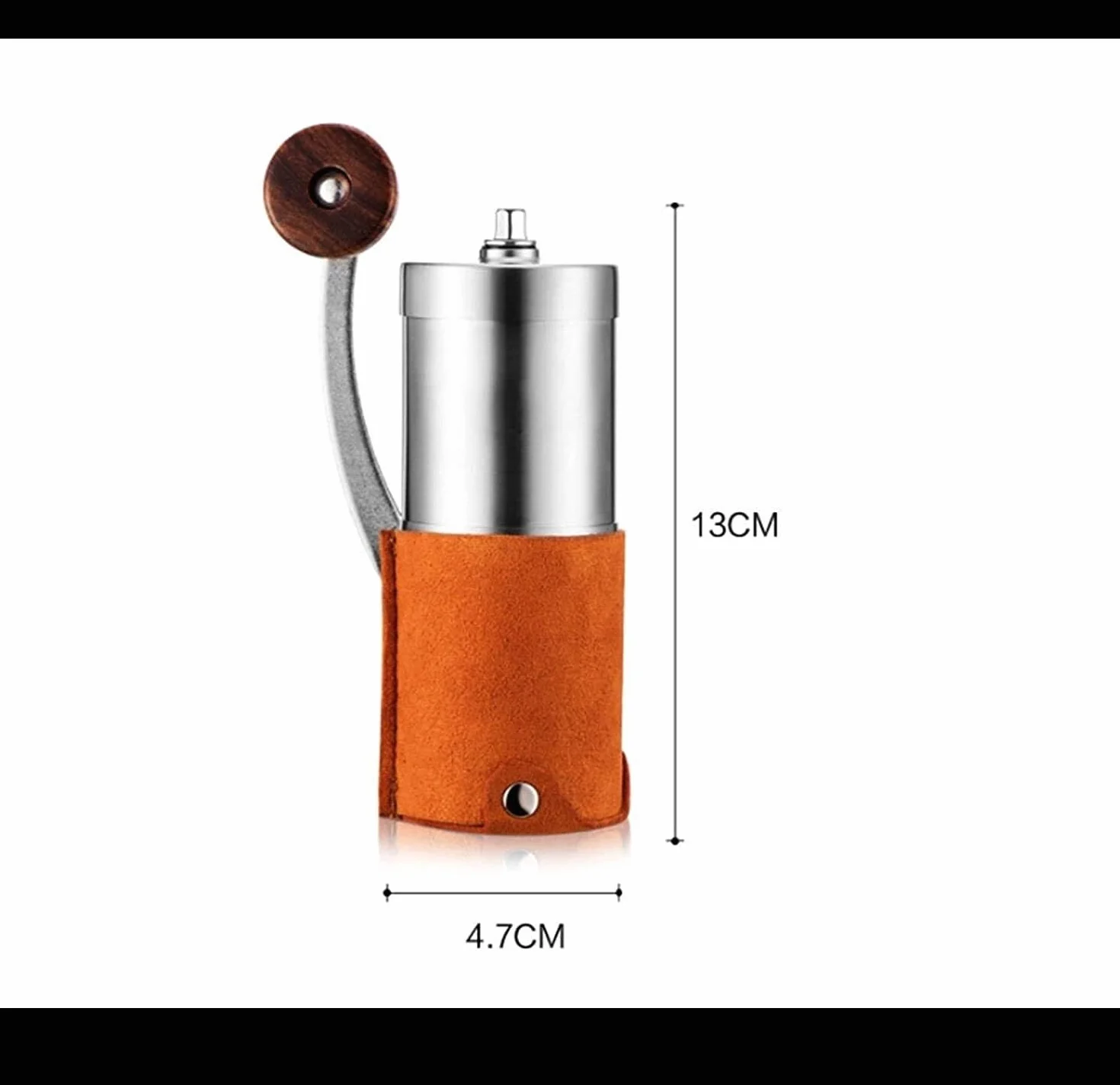 French Press Ręczny Młynek Do Kawy Przenośny Czarny Mini Pojedynczy Dzbanek Kawy(A)