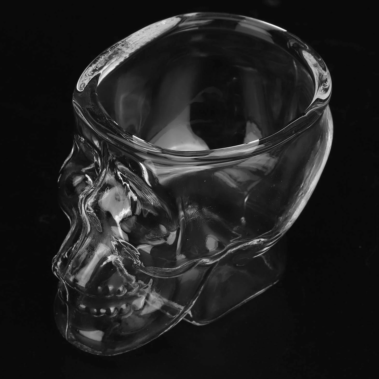 Kieliszek Do Wina Z Czaszką, 3 Szt. 75ML Szklany Kubek W Kształcie Czaszki W Kształcie Głowy Kubek Do Wina Piwo Napój Pojemnik Na Napoje Halloween Party Decor