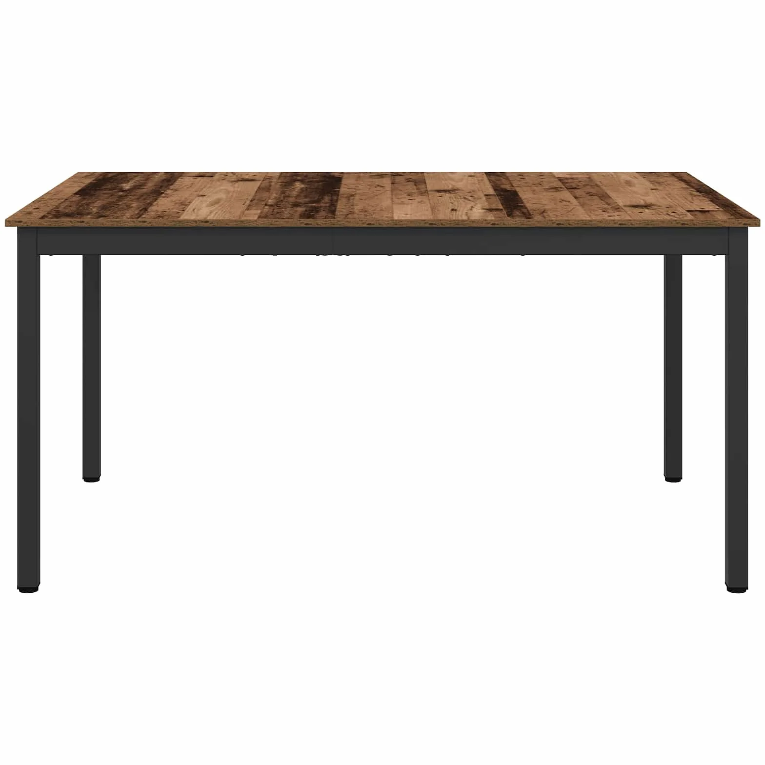 Stół do jadalni 150 x 78 x 75 cm, metalowa rama z płyty drewnopochodnej, stabilny stół kuchenny do jadalni i salonu, idealny do posiłków, śniadania, kolacji, rodziny i gości