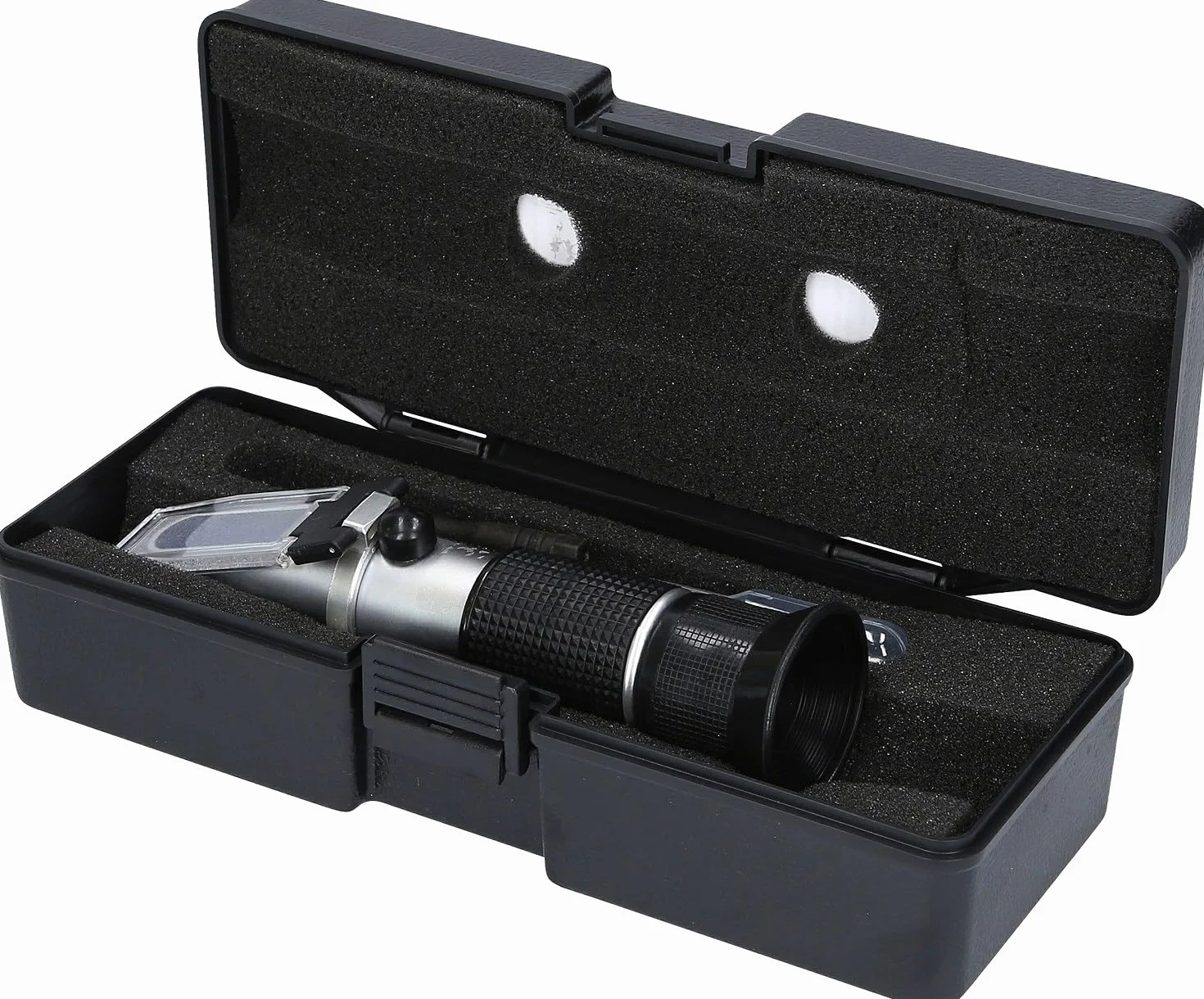 KS Tools 550.1285 Refraktometr - optyczny przyrząd do kontroli płynu akumulatorowego, płynu chłodniczego, płynu do spryskiwaczy oraz dodatków AdBlue®