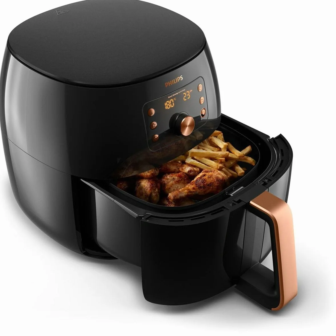 Philips HD9867/90 Frytownica, Czarny, 7,3 l