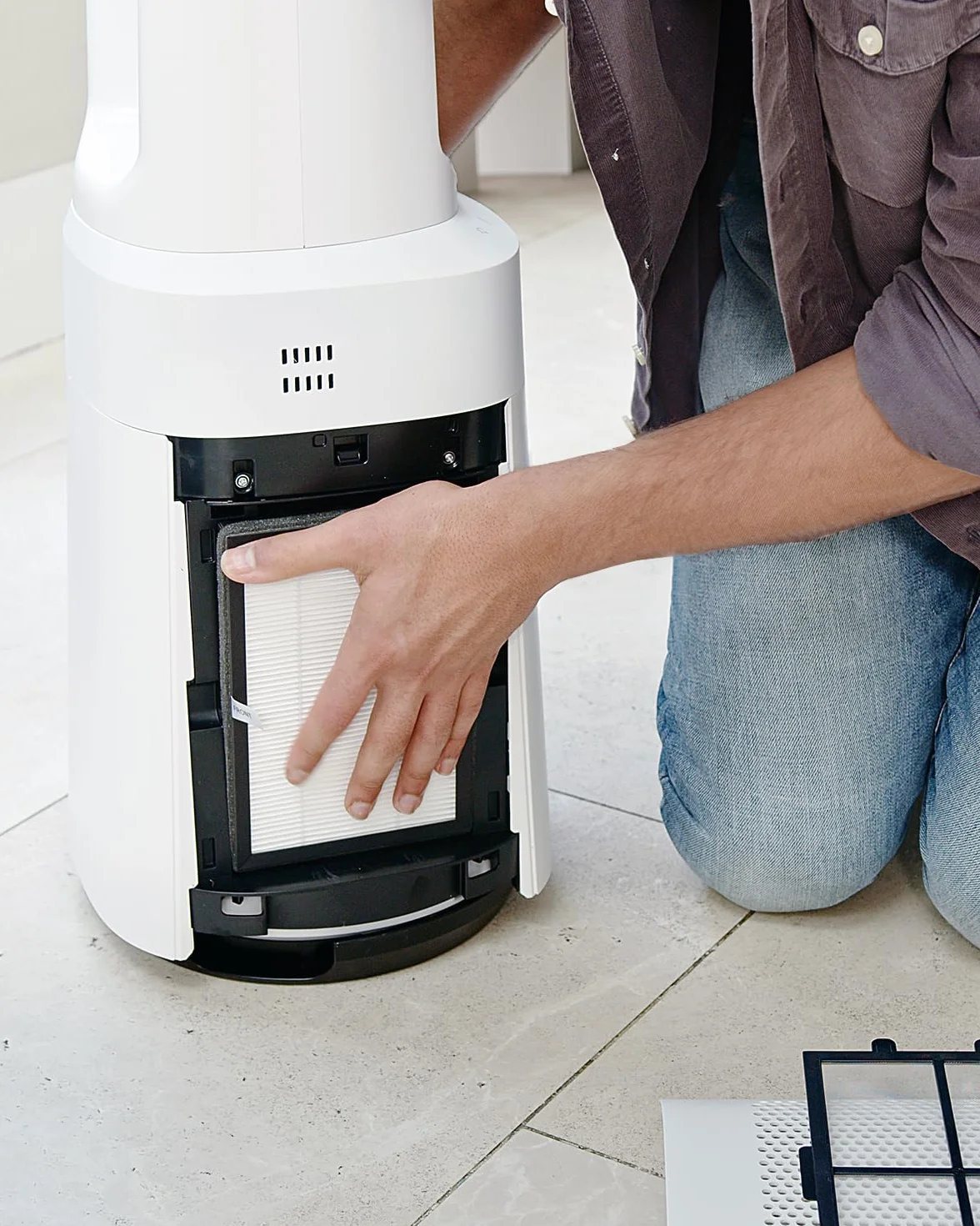Wymienny filtr powietrza Pro Breeze (HEPA), zestaw 2 sztuk, do wentylatora bezwirnikowego Pro Breeze 105 cm z oczyszczaczem powietrza (PB-F-22)