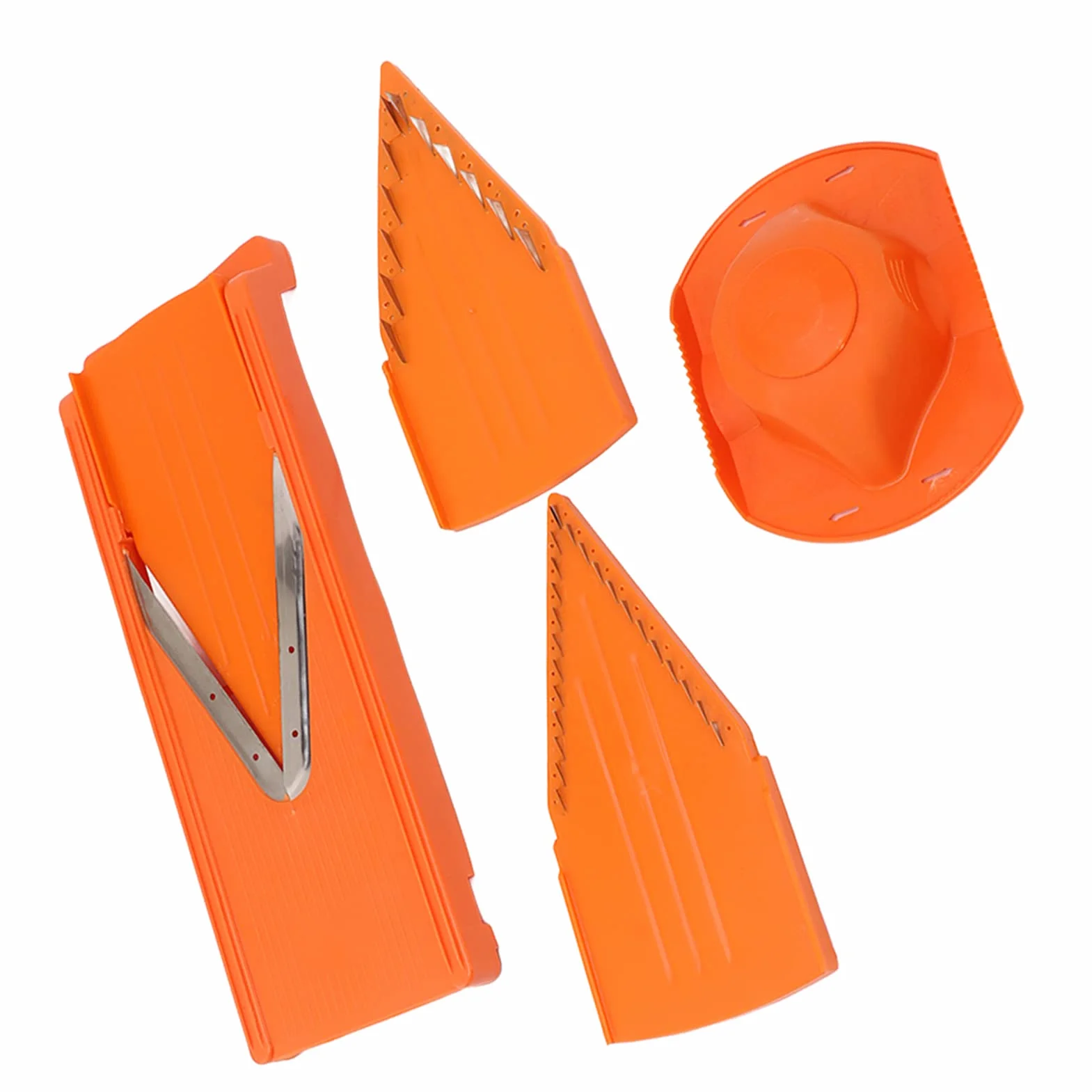 V Blade Mandoline Slicer do Kuchni, Ręczne Narzędzie do Gotowania Warzyw z Ostrzem ze Stali Nierdzewnej do Rozdrabniacza do Cebuli Ziemniaczanej Julienne