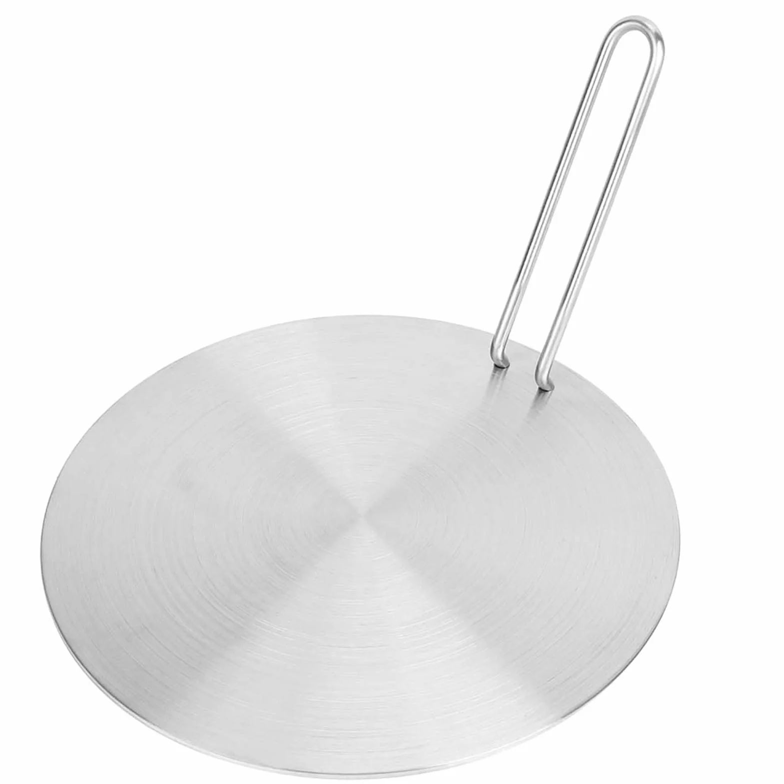 Simmer Ring Płyta Dyfuzyjna ze Stali Nierdzewnej, 24cm, z Uchwytem, Adapter do Kuchenki Indukcyjnej, Gazowej i Elektrycznej