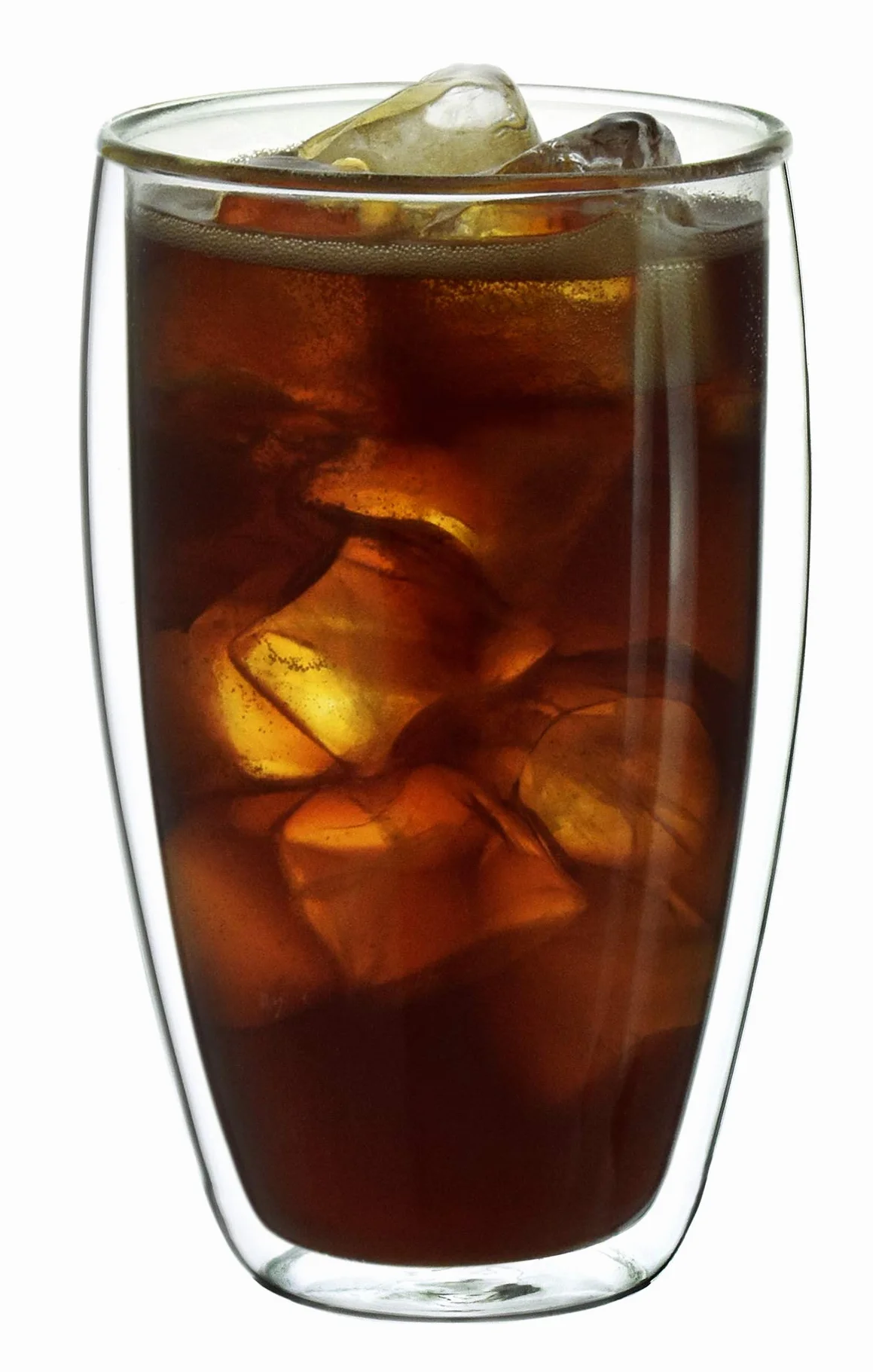 Creano Szklanki termiczne z podwójnymi ściankami, 400 ml, zestaw 8 sztuk, duże szklanki z podwójnymi ściankami, ze szkła borokrzemowego, szklanki do kawy, szklanki do herbaty, latte macchiato