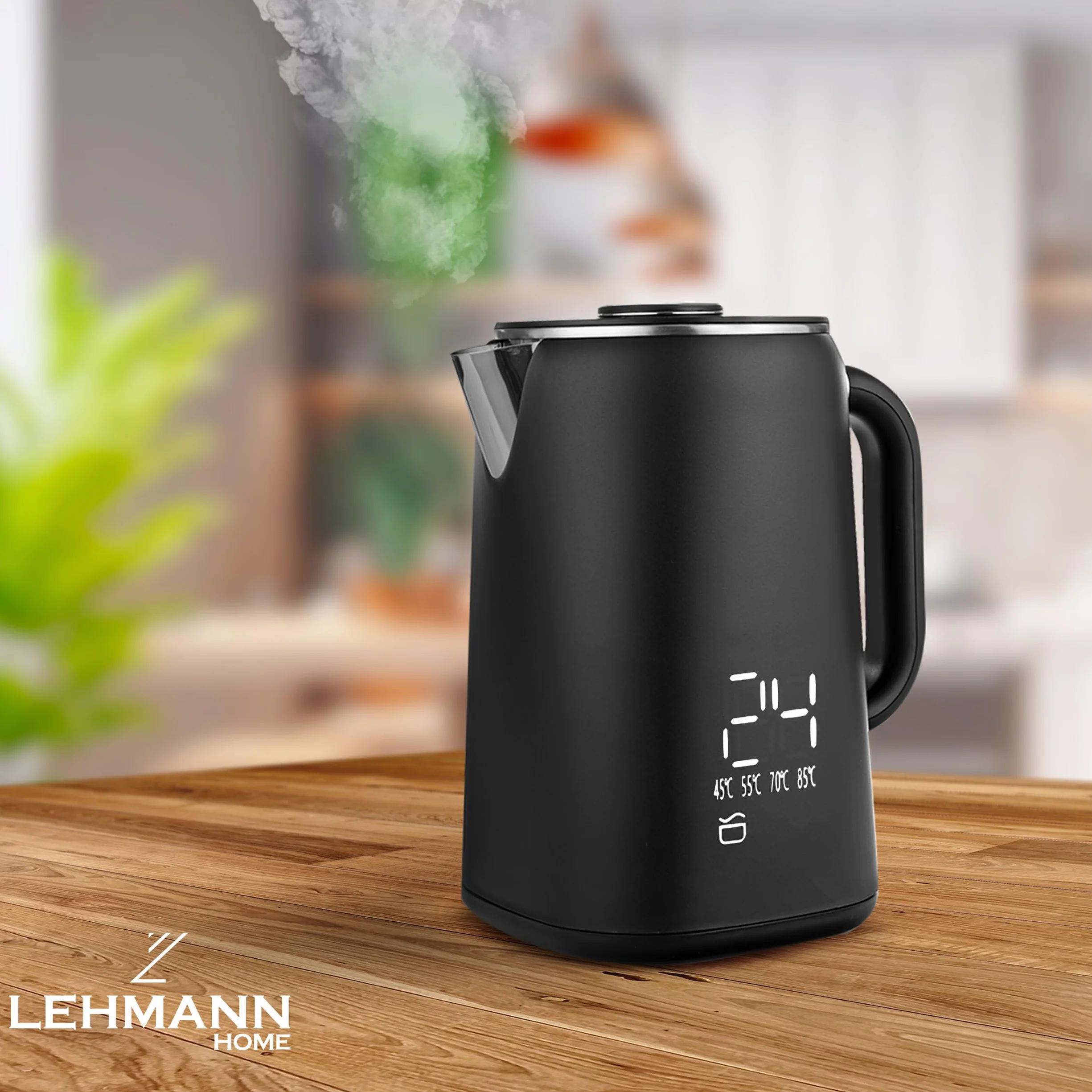 Lehmann Czajnik ze stali nierdzewnej 1,7 l z utrzymaniem temperatury 45-100℃