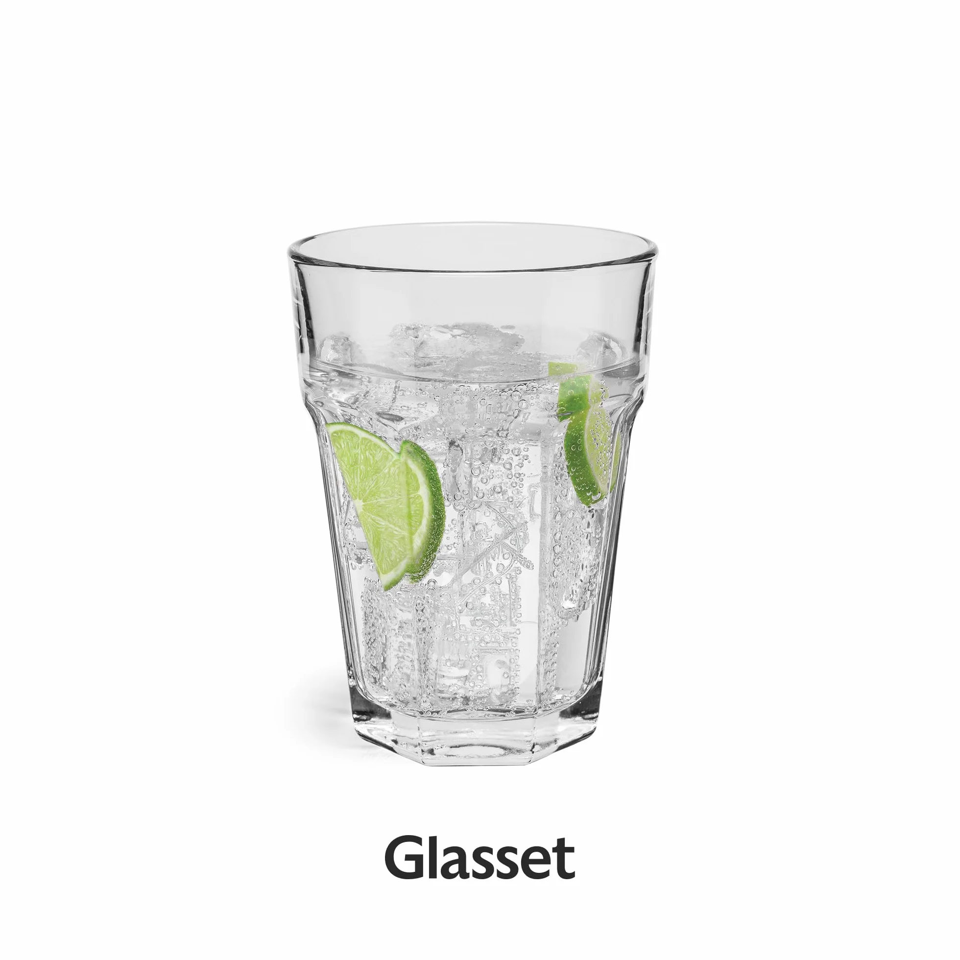 Zestaw 4 szklanek do długich napojów, 425 ml, szklanki do kawy mrożonej, latte macchiato, szklanki do wody Caipirinha, nadają się do mycia w zmywarce, kolekcja Alva