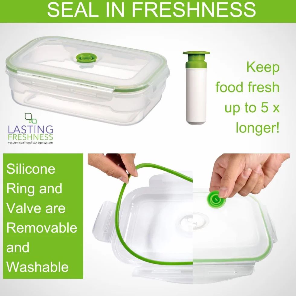 Lasting Freshness 19-częściowy zestaw pojemników do przechowywania żywności, prostokątny