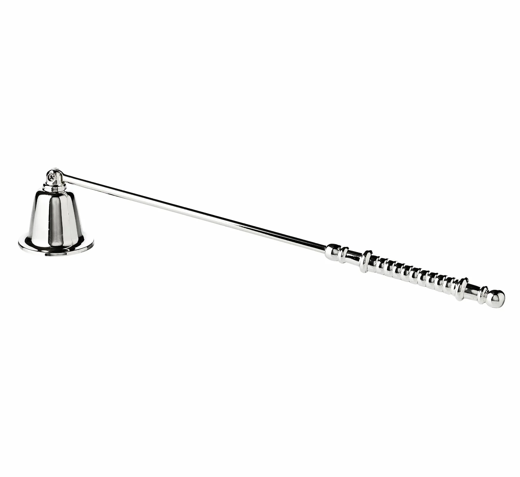 EDZARD Gaśnica do świec Swing, posrebrzana, zabezpieczona przed matowieniem, długość 26 cm