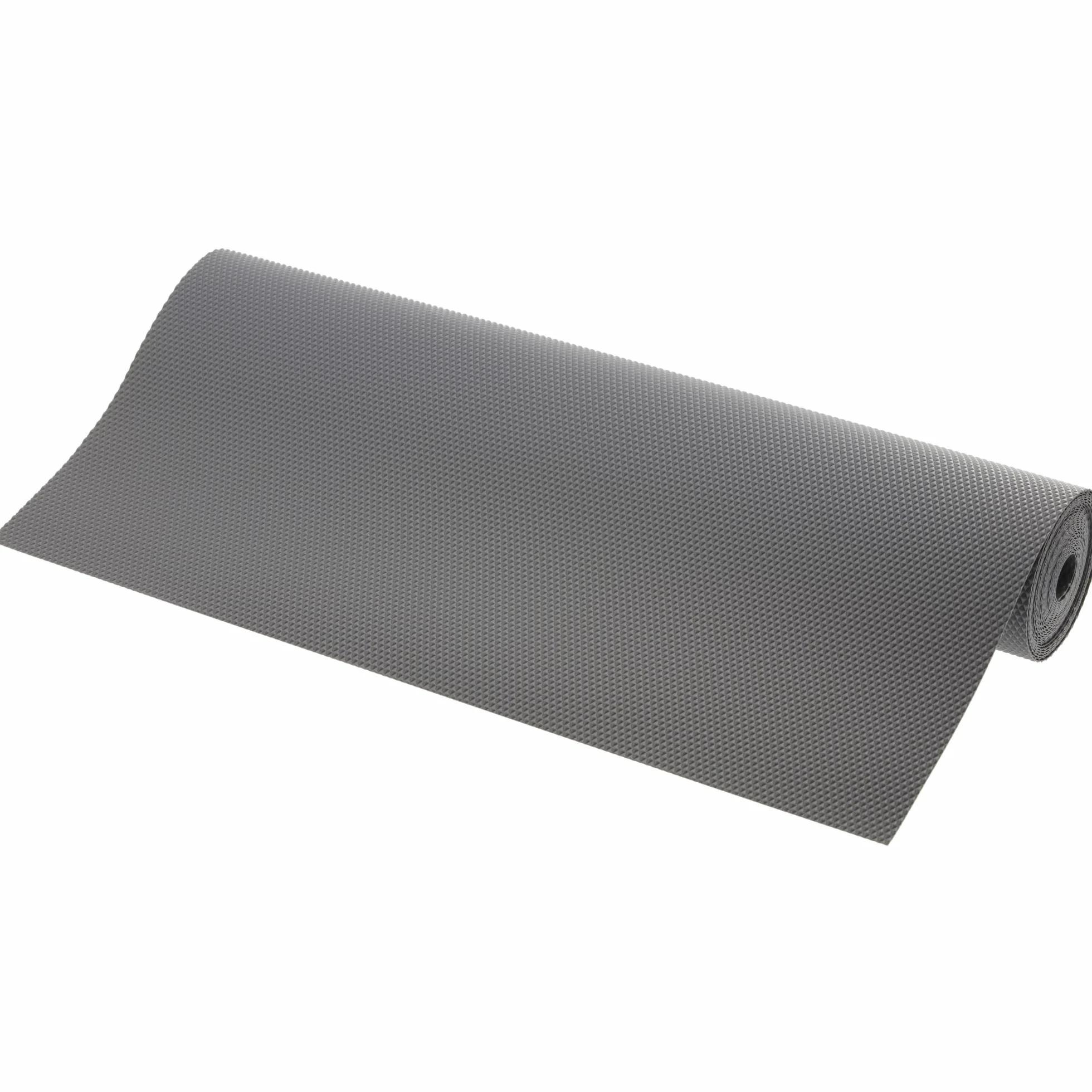 GTV - 1 rolka 48 cm x 150 cm mata antypoślizgowa do szuflad, do szafek kuchennych, mata antypoślizgowa, z tworzywa sztucznego, wkładka do szuflady, mata do lodówki, kolor antracytowy