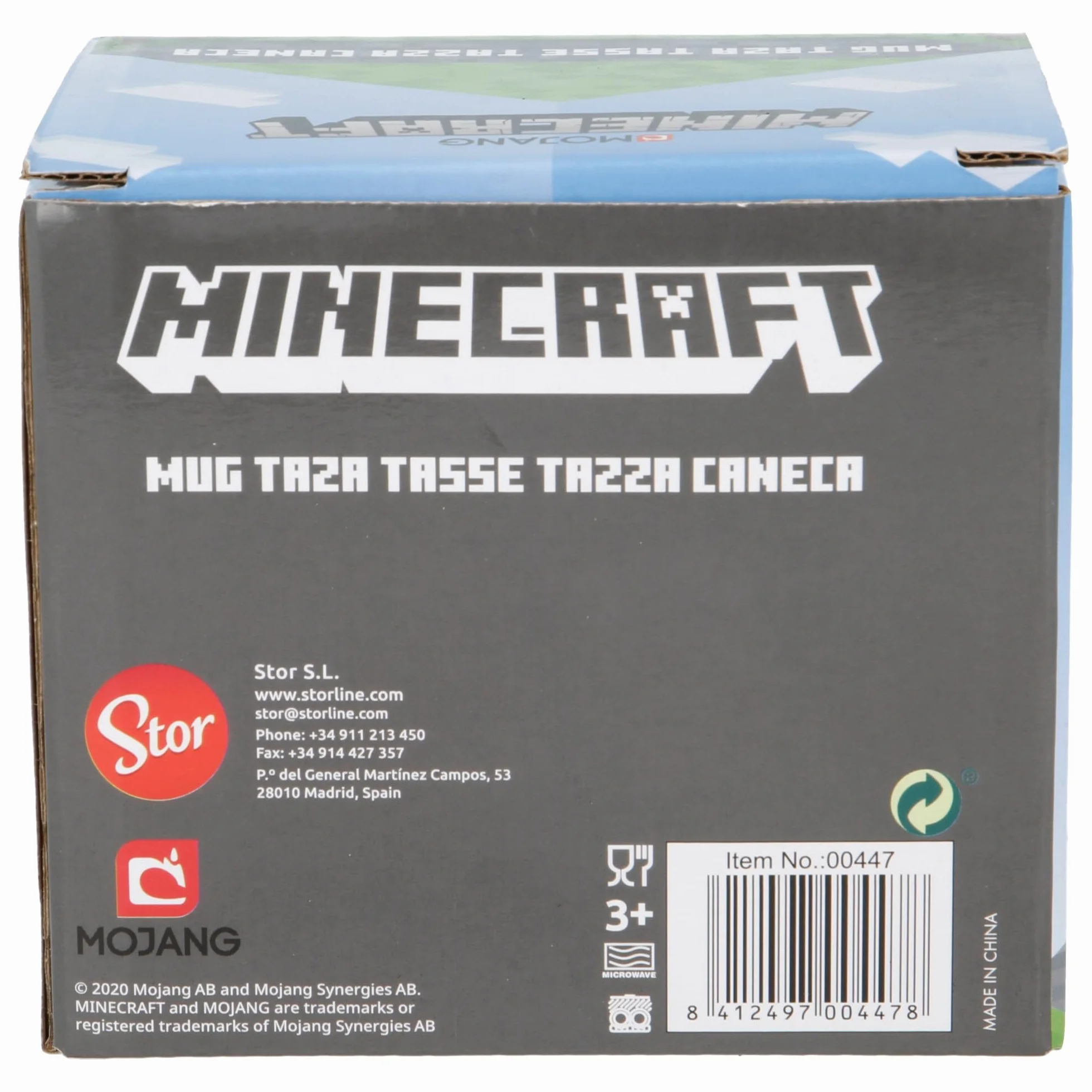 Kubek ceramiczny 325 ml w pudełku upominkowym Minecraft