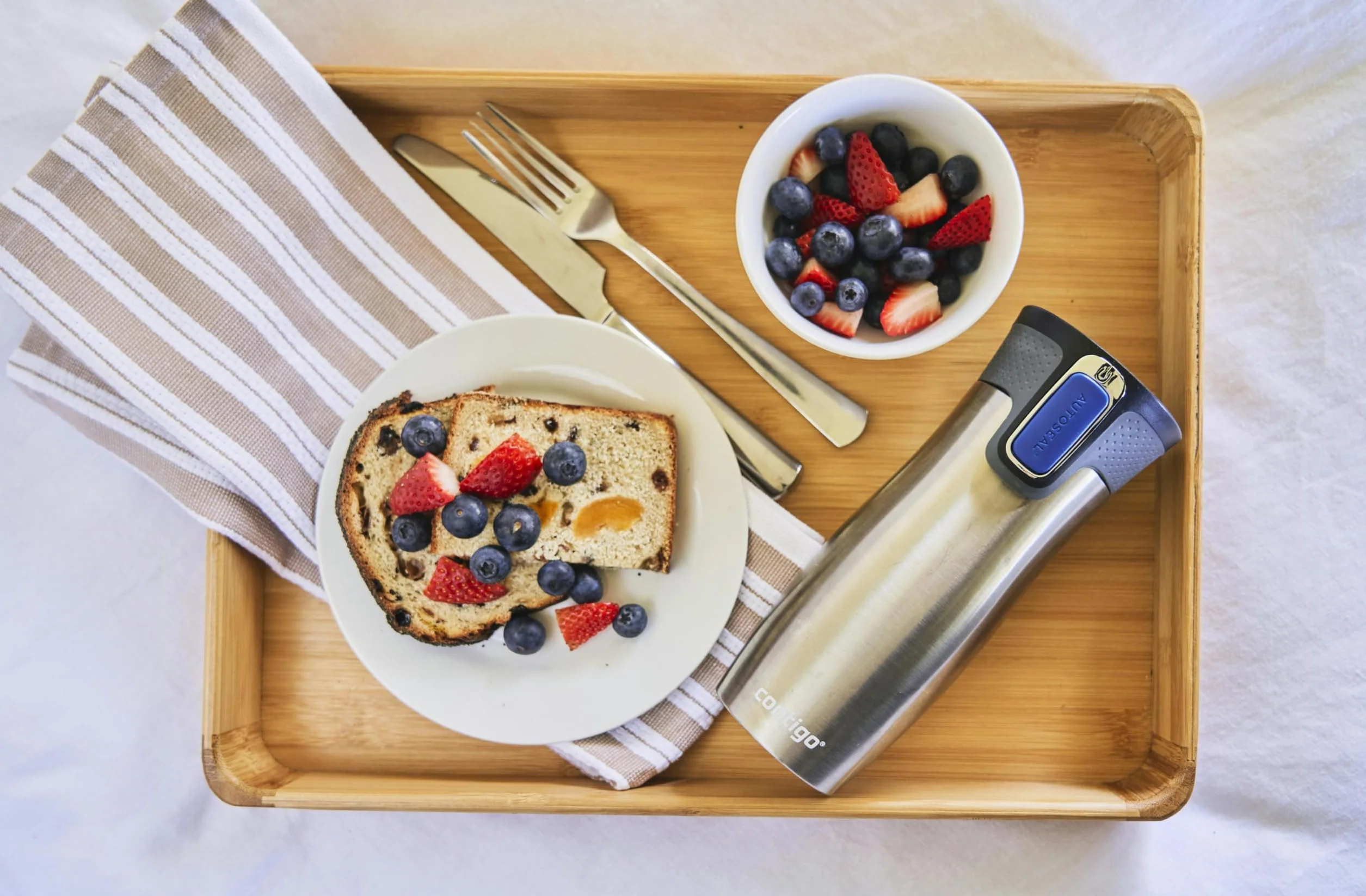 Contigo West Loop Autoseal Thermal Mug, kubek termiczny ze stali nierdzewnej, izolowany kubek do kawy, nie zawiera BPA, odporny na wycieki, z pokrywką Easy-Clean, utrzymuje do 5 godzin, 470 ml