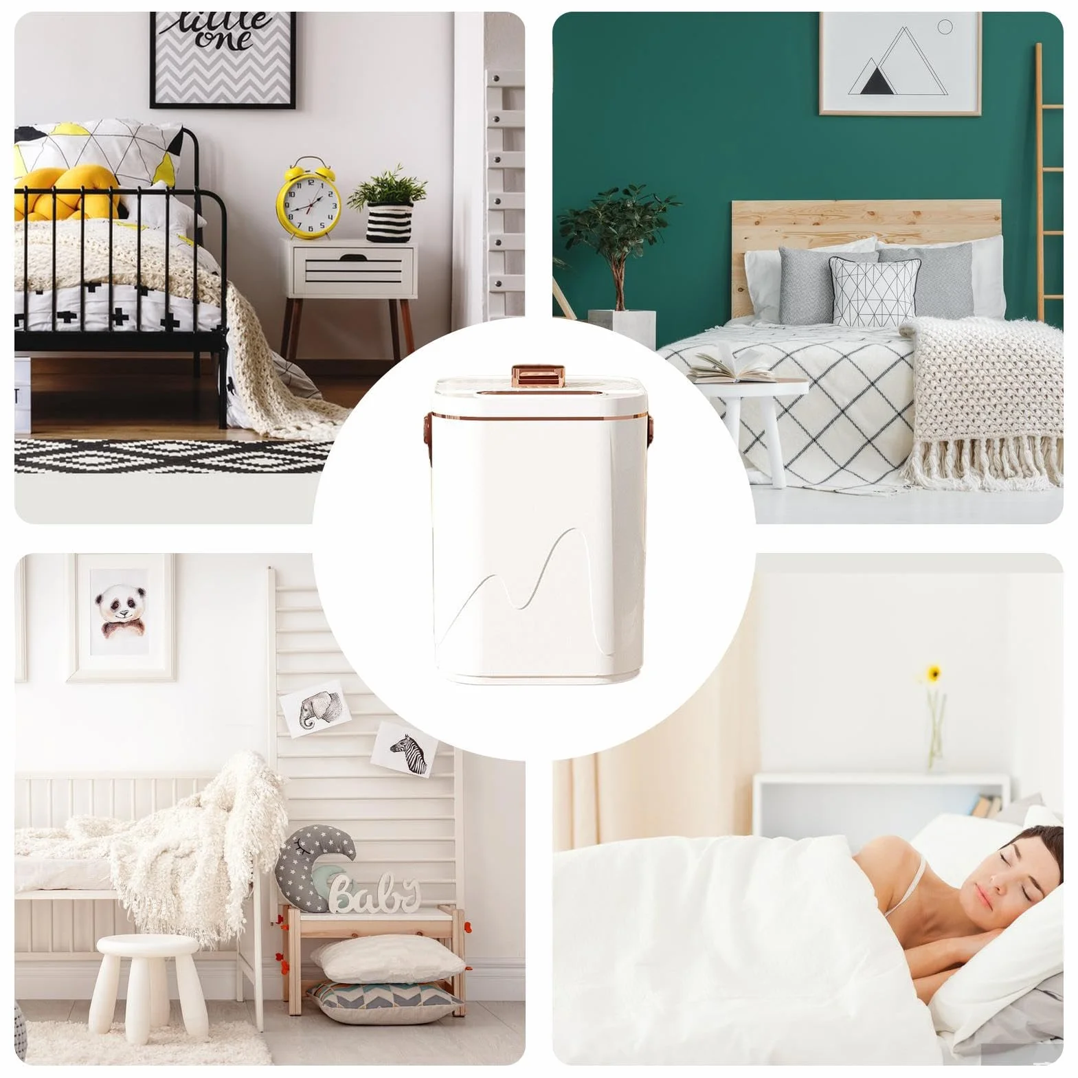 1.8L Ultrasonic Air Humidifier - Portable Mist Humidifier | 20x12cm Rechargeable Humidity Device with Spray Function, ABS Housing Moisturizer with Night Lamp, Room Air Humidity Appliance