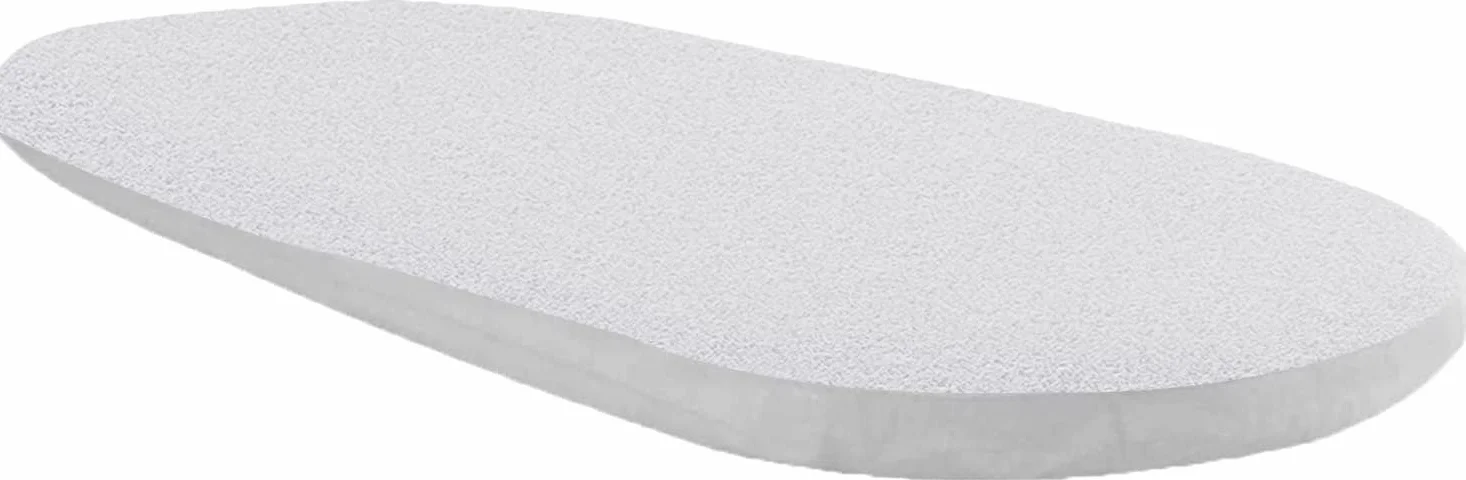 Linens World 100% bawełna, wodoodporny ochraniacz na materac do kosza Mojżesza - niealergiczny i oddychający - ochraniacz na materac na kosz Mojżesza bez głośnego kosza mojżesza wodoodporny ochraniacz na materac (35 x 75 cm)