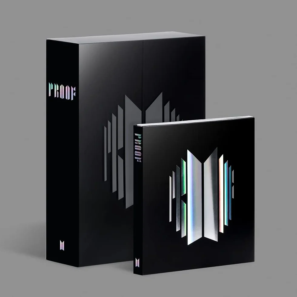 Big Hit Entertainment BHE0117 BTS BANGTAN BOYS Proof Standard + Compact Edition Set [BTS Anthology Album] 6 płyt CD + 1 składany plakat + zestaw dodatkowych kart fotograficznych 188 x 250 x 59 mm