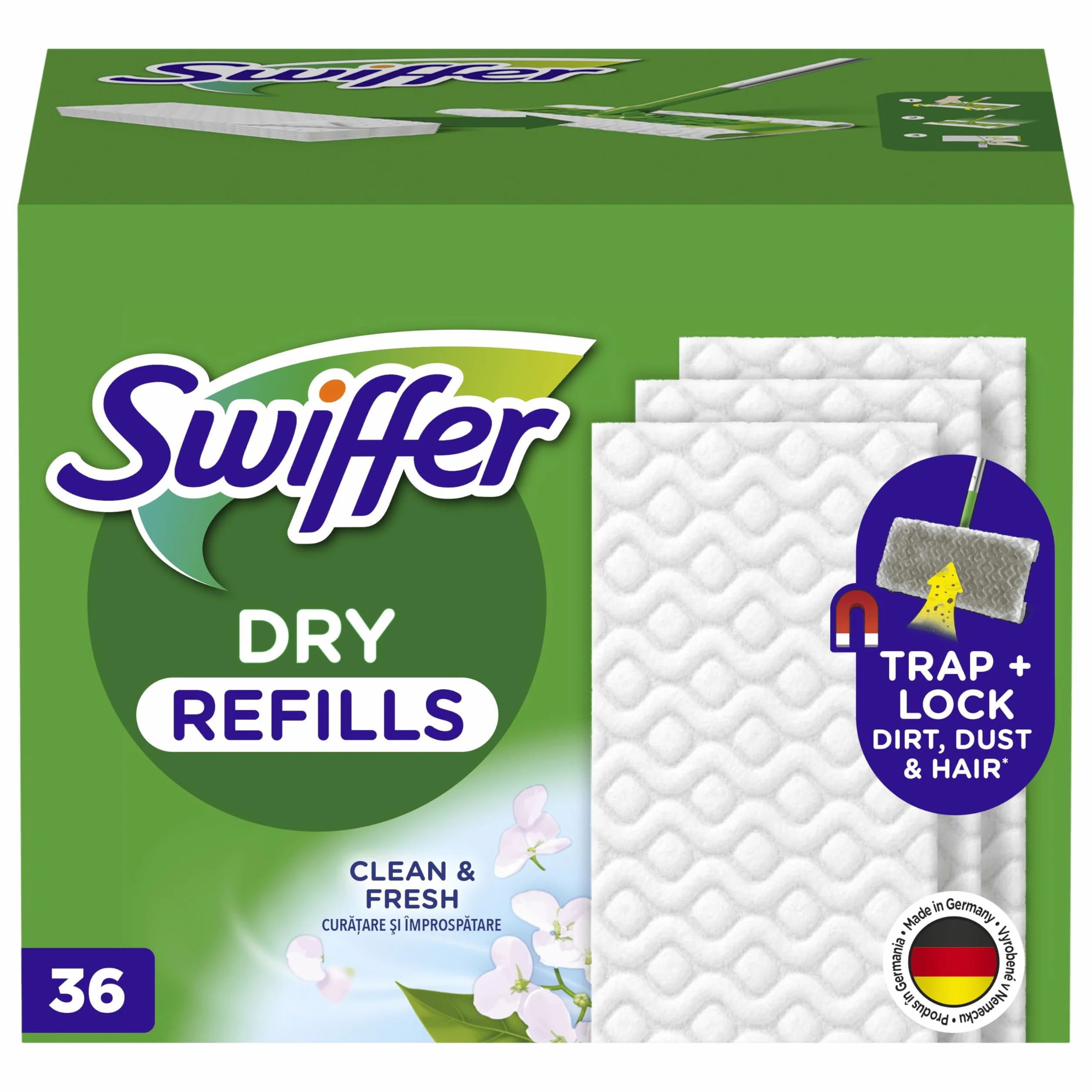 Swiffer ściereczki do zbierania kurzu 36 sztuk wkłady wymienne