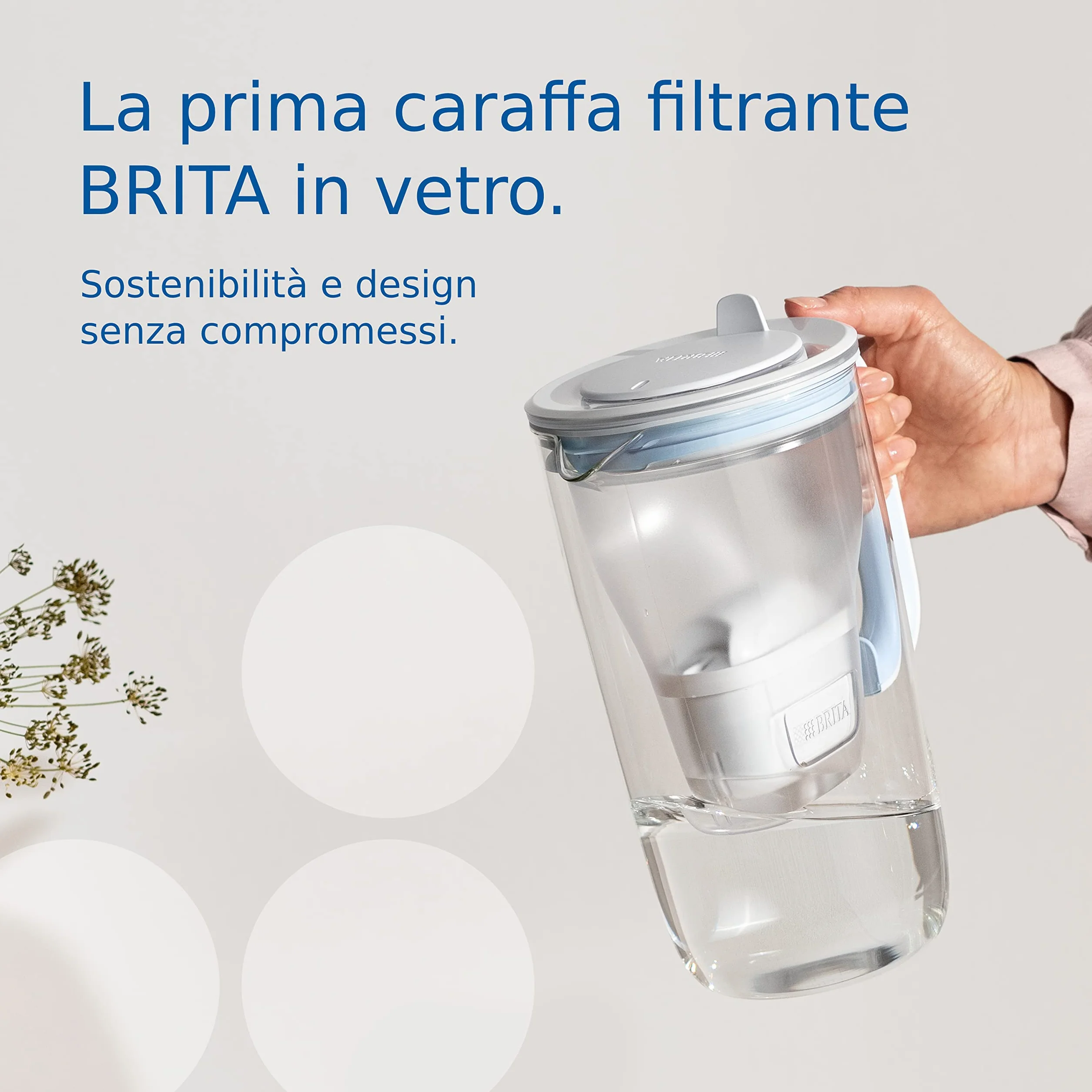 CARAFFA IN VETRO 2.5LT +1MAXTRA PRO