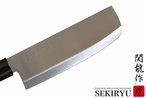 Japoński nóż kuchenny Sekiryu Nakiri - ostrze ze stali nierdzewnej 165 mm