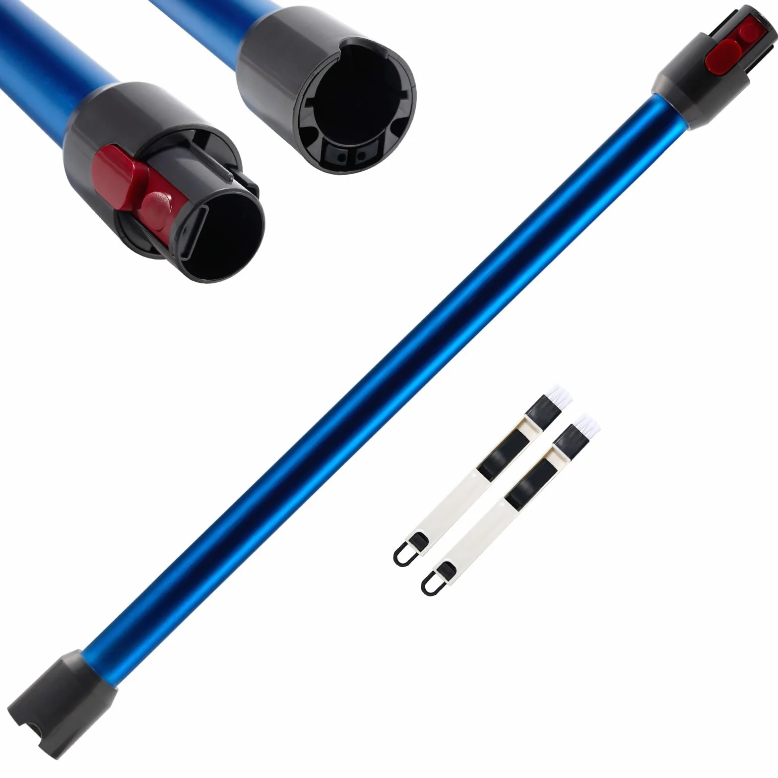 Cheerhom 1 x rura teleskopowa Quick Release sztywny pręt kompatybilny z Dyson V7 V8 V10 V11 V15 Stick Cleaners, niebieski