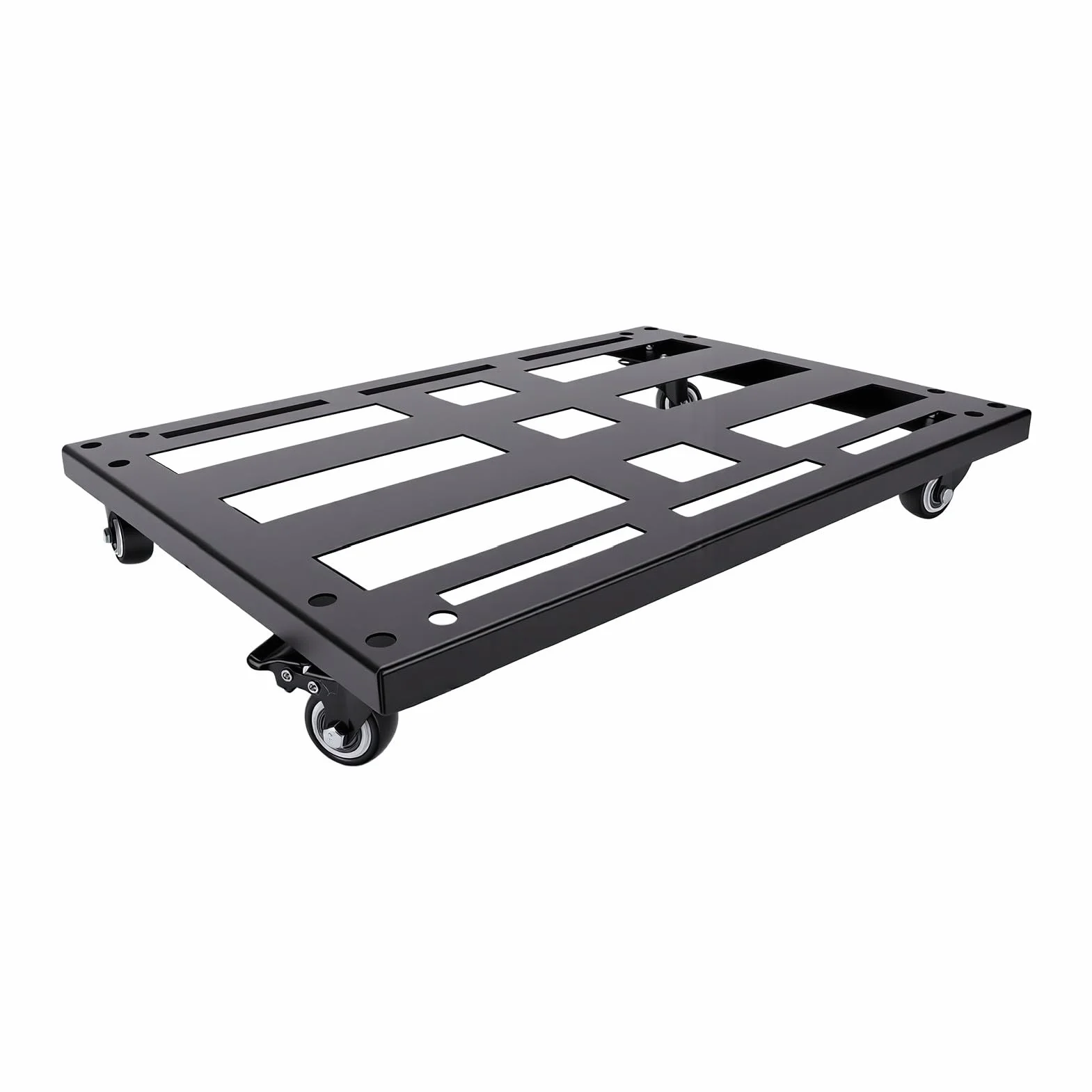 Generic Wózek Narzędziowy na Kółkach Wózek do Skrzyni Narzędziowej Transportowy Metalowy do Przenoszenia Kółka Obrotowe 360° Kółka z blokadą Malowanie Proszkowe Precyzyjne (1,5 cala)