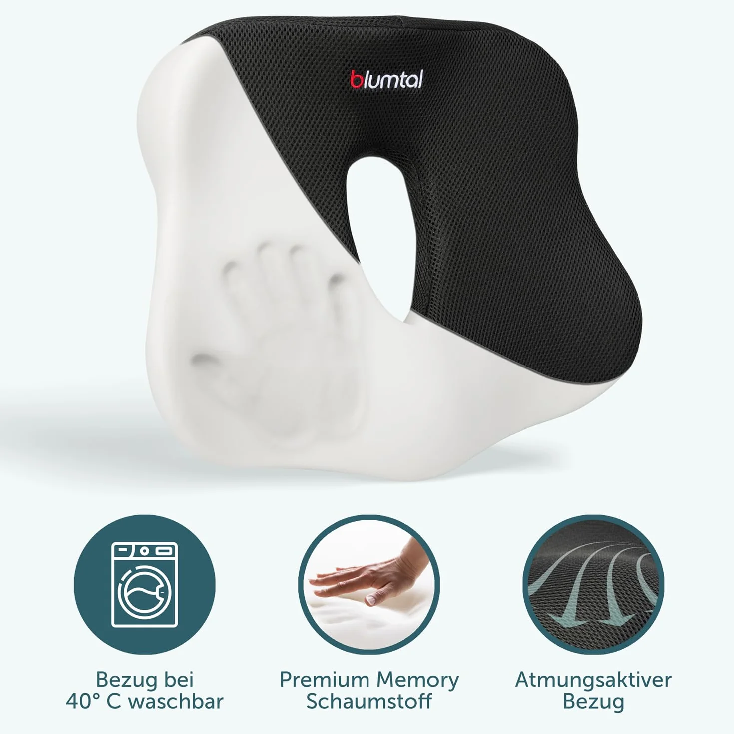 Blumtal Ergonomiczna Poduszka Lędźwiowa na Krzesło Biurowe