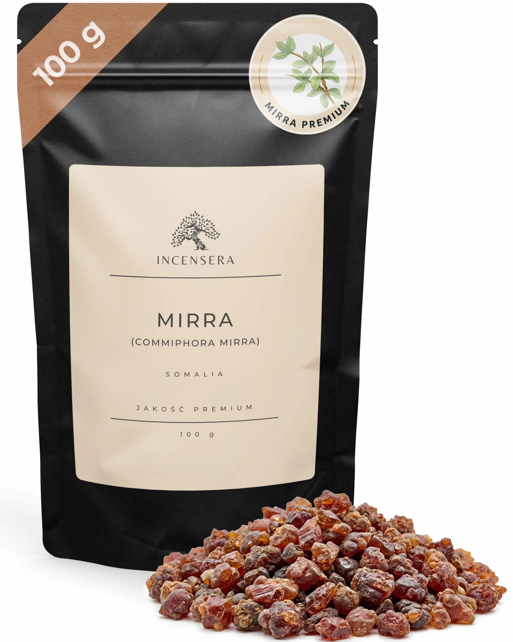 Kadzidło Naturalne Incensera Mirra 100 g Żywica Drzewna