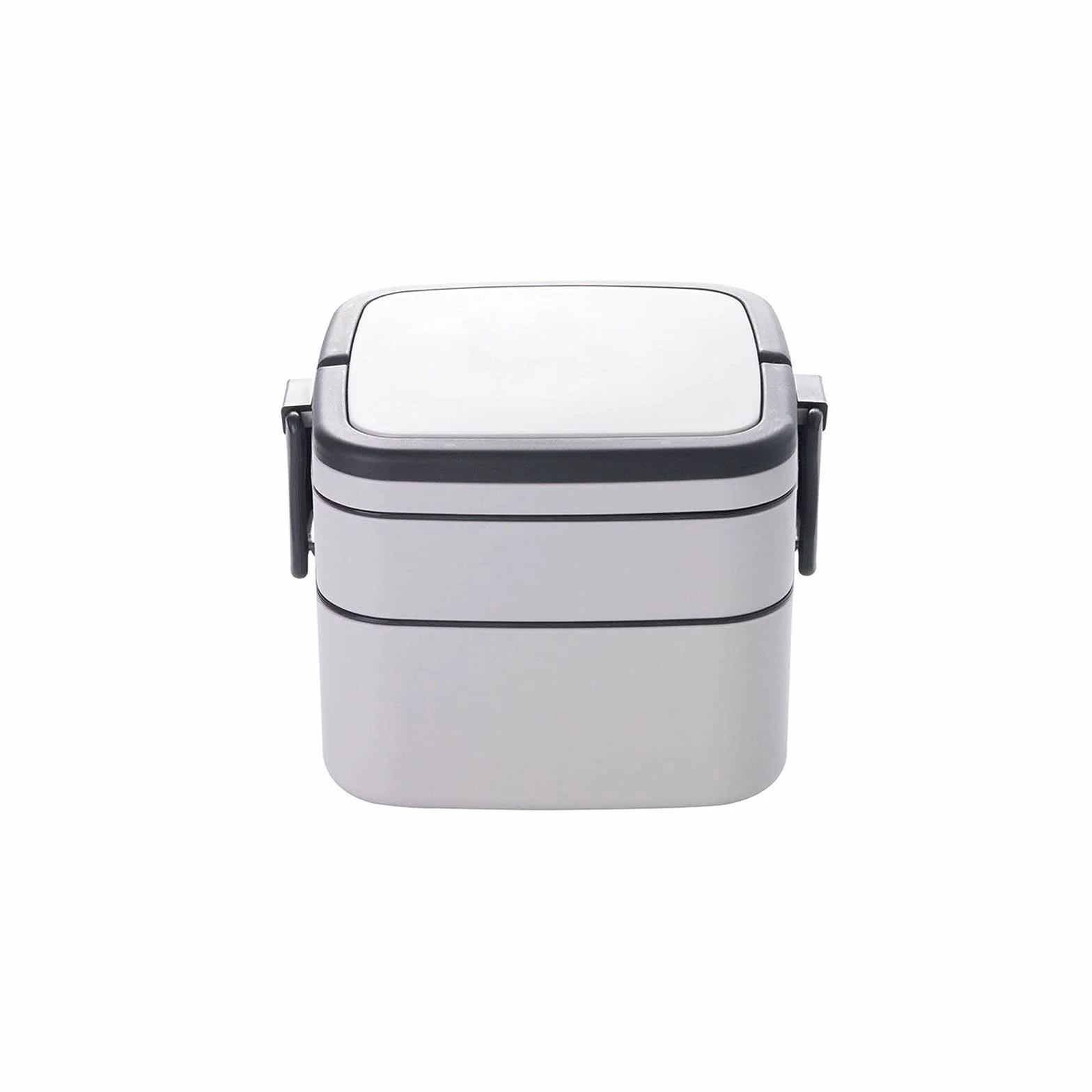 Pudełka Bento 1100ml Przenośne 2-warstwowe zdrowe pudełko na drugie śniadanie Pojemnik na jedzenie Kuchenka mikrofalowa Pudełka Bento na drugie śniadanie z wycięciem ，Pudełko ryżowe(C)