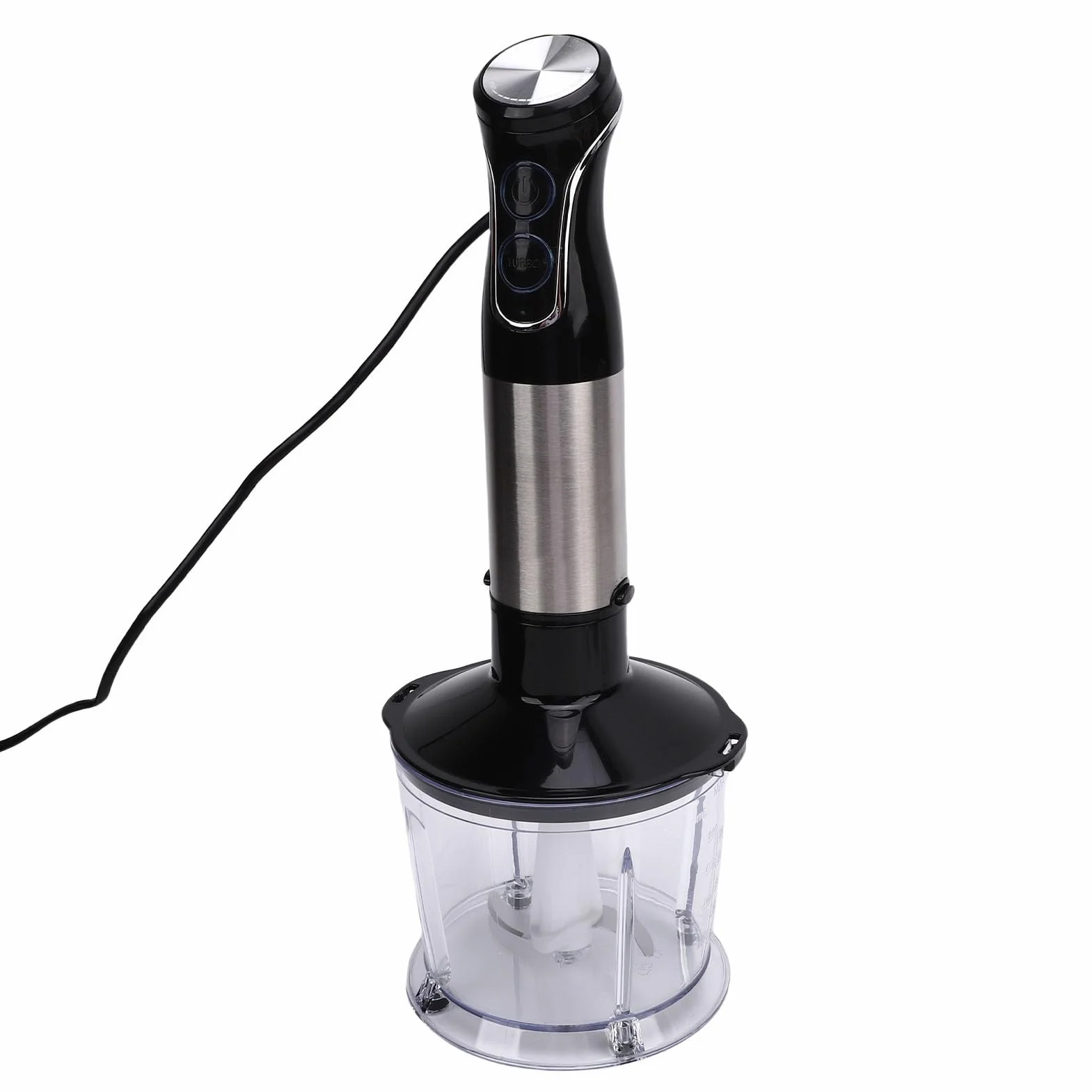 Zestaw Blendera Ręcznego O Wysokiej Wydajności Silnik Z Regulacją Prędkości Elektryczny Blender Ręczny Blender Ręczny Trzepaczka Spieniacz do Mleka Kubek 800 (Wtyczka UE 220-240 V, 1500 W)