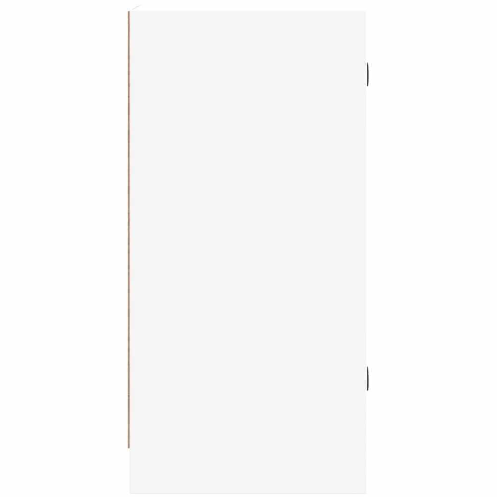vidaXL Szafka ze szklanymi drzwiami, biała, 35x37x75,5 cm, szafka do przedpokoju, szafka do pokoju, szafka do kuchni, szafka do salonu
