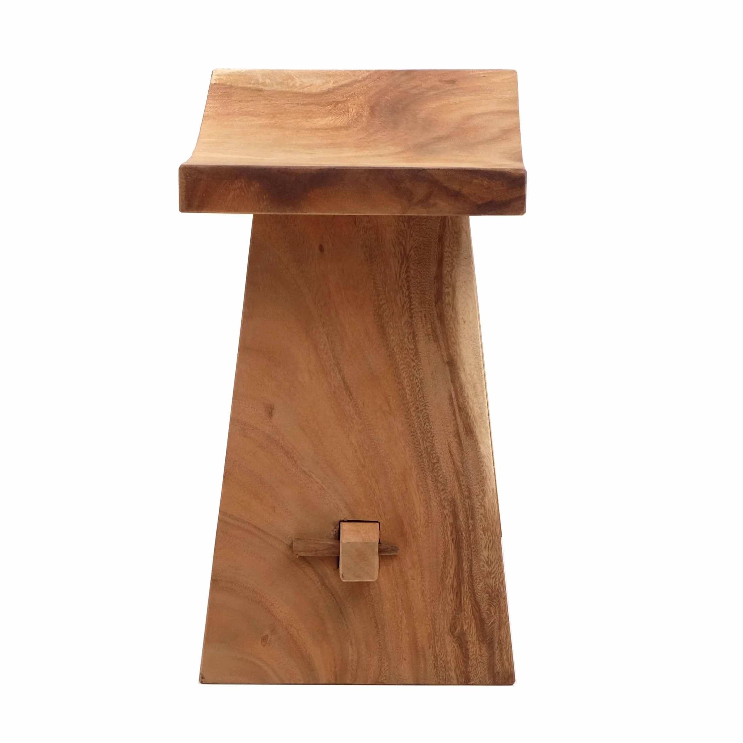 Design STOŁEK SIEDZENIOWY FINCA | Suarholz, Akacja, 50 cm | Drewniany taboret, stolik pomocniczy, stołek na rośliny