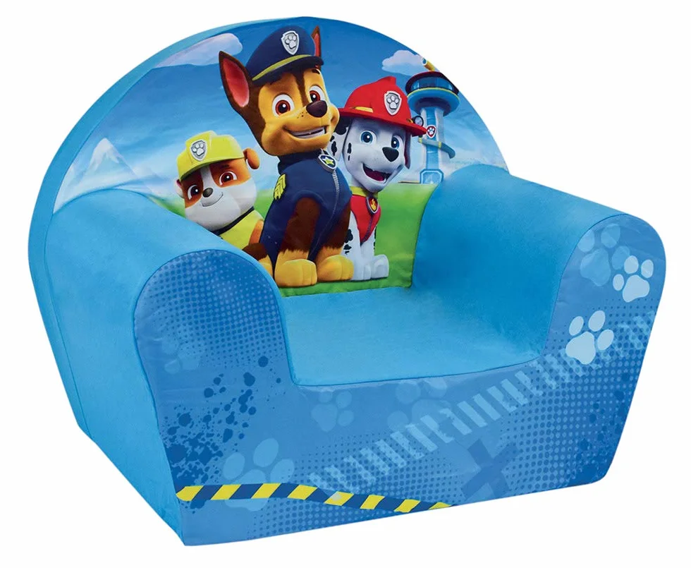 Fun House 712531 Patrol Club Chair Original Francja Gwarancja dla dzieci, dł. 52 x gł. 33 x wys. 42 cm, poliester, niebieski, 52 x 33 x 42 cm
