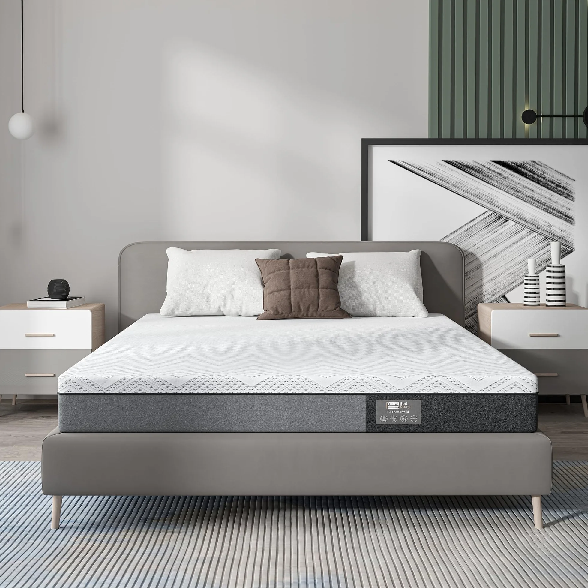 BedStory Materac Memory Foam, 140 x 200 cm