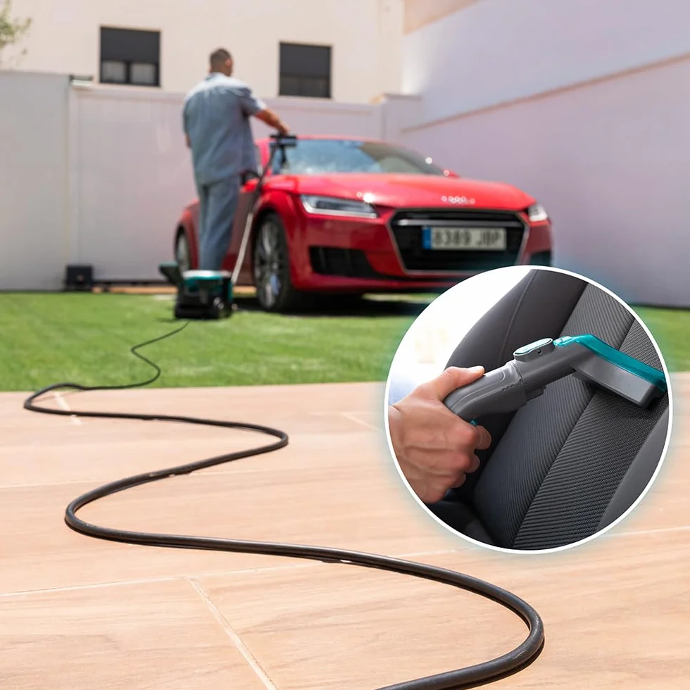 Cecotec Conga CarpetClean 10000 EasyHome odkurzacz do dywanów, środek do czyszczenia tapicerki, 800 W, zbiornik na wodę 3 l i zbiornik na brudną wodę 1,5 l, system wielopowierzchniowy, zestaw